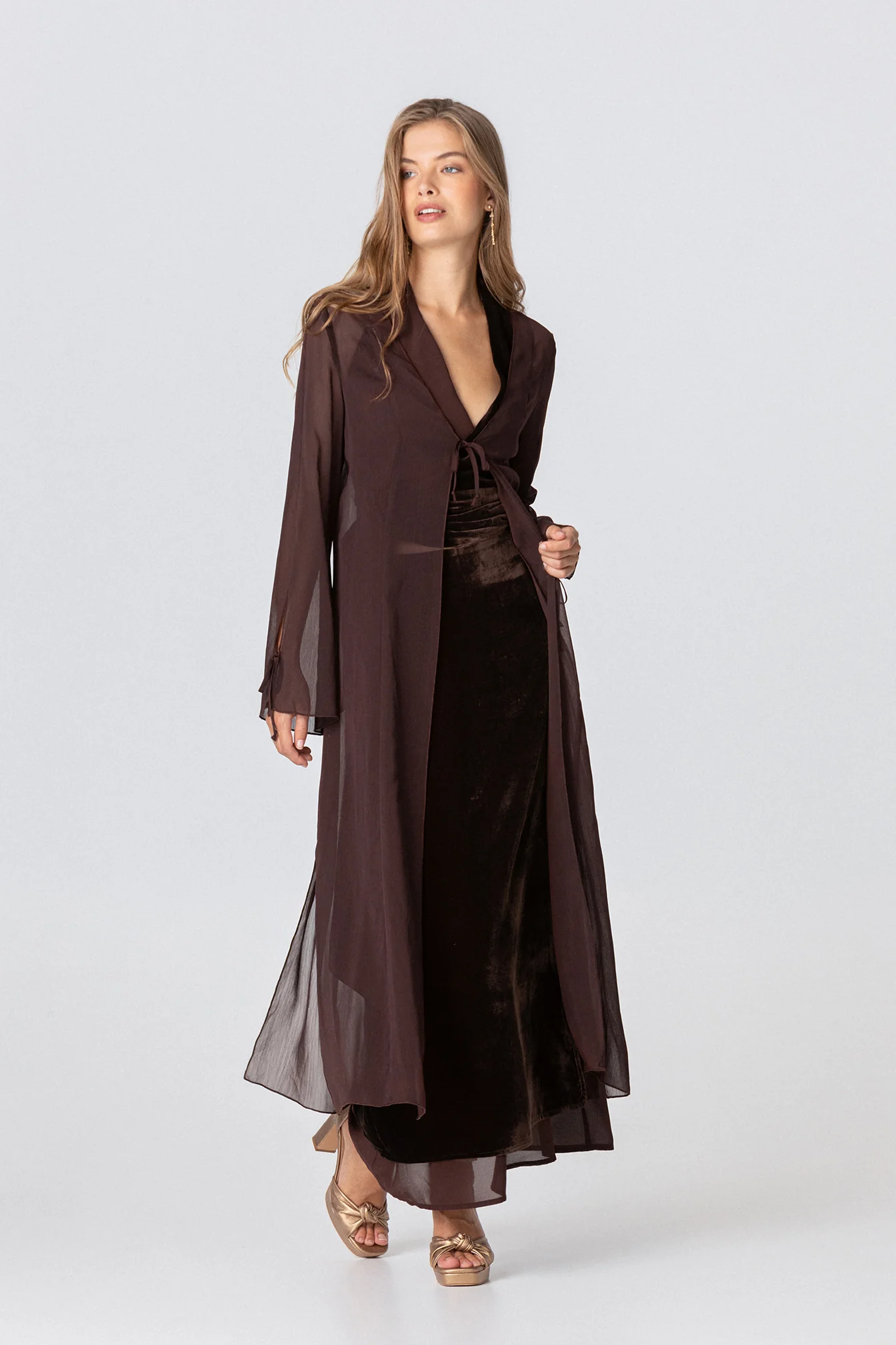 KIMONO LARGO GASA LAZOS - Image 14
