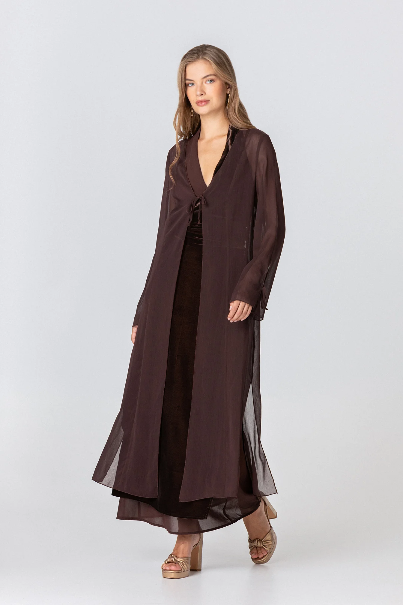 KIMONO LARGO GASA LAZOS - Image 15