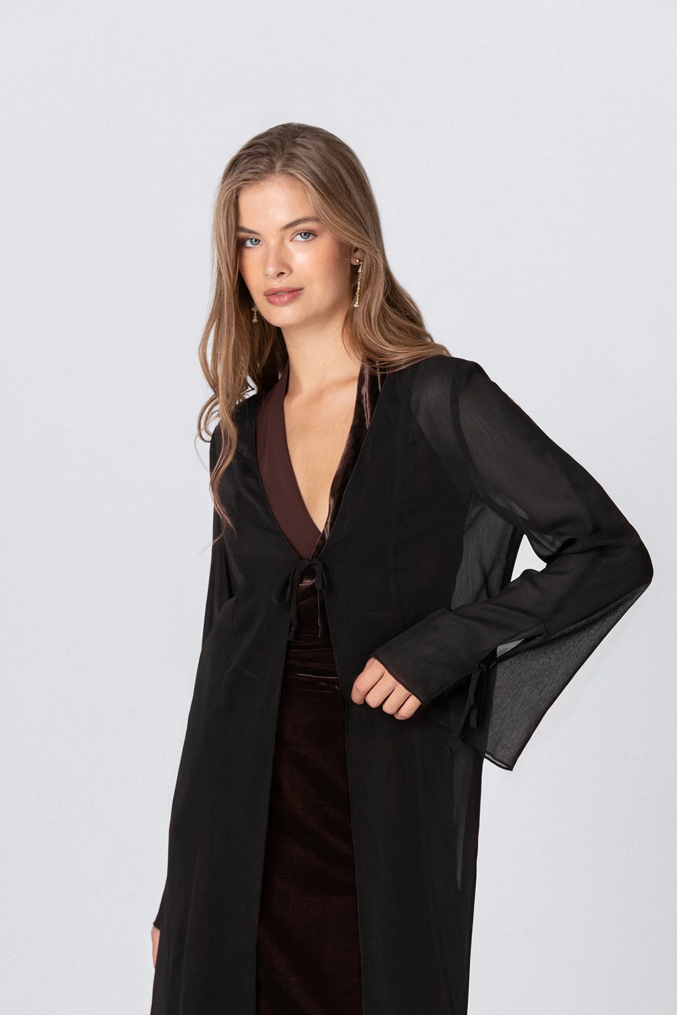 KIMONO LARGO GASA LAZOS - Image 19