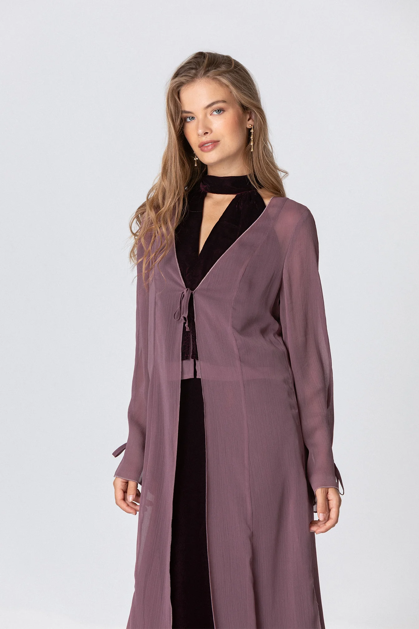 KIMONO LARGO GASA LAZOS - Image 3