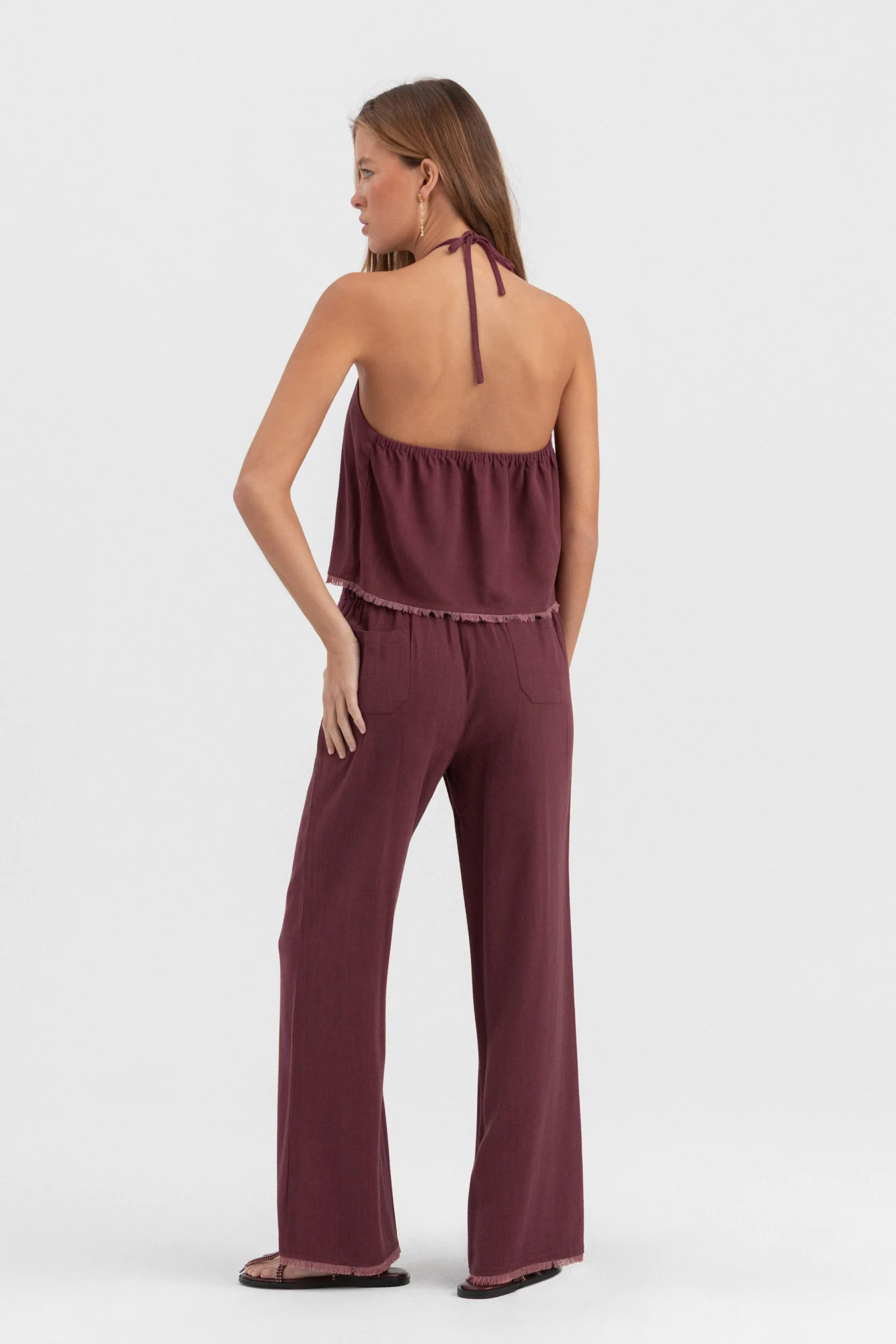 PANTALON COSTURA DESFLECADA - Image 10