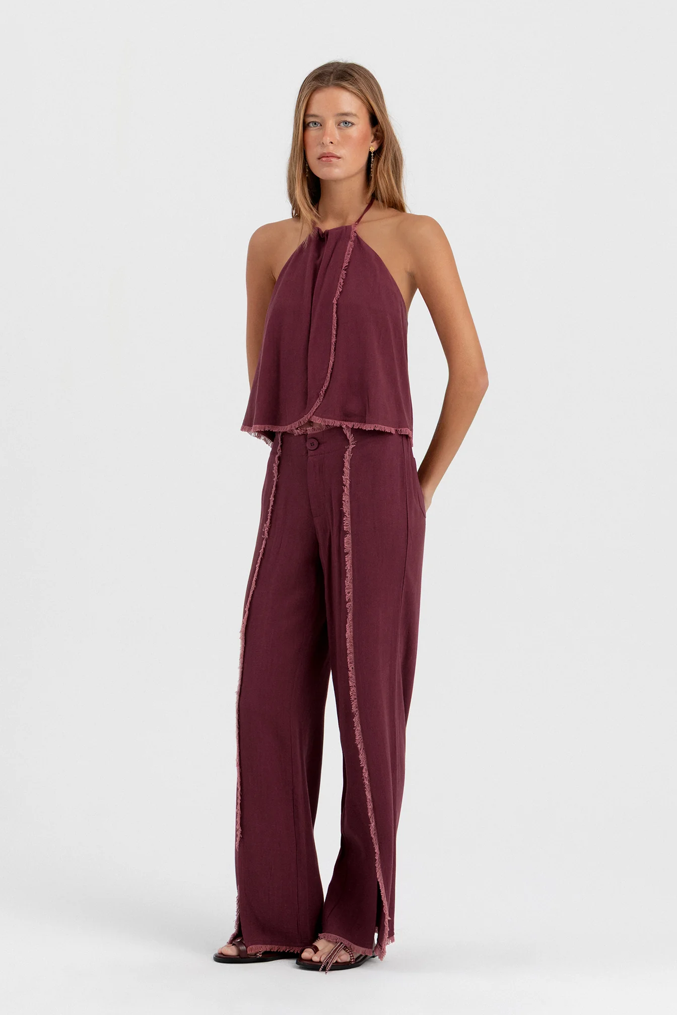 PANTALON COSTURA DESFLECADA - Image 6