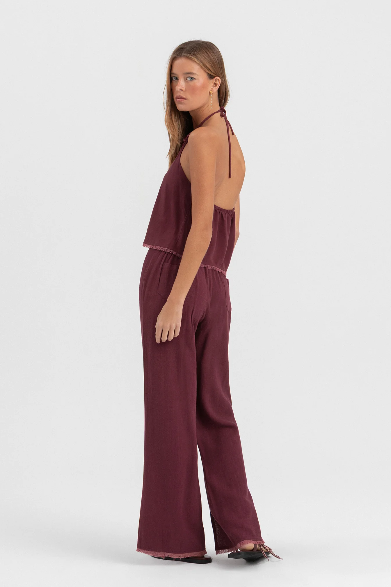 PANTALON COSTURA DESFLECADA - Image 8