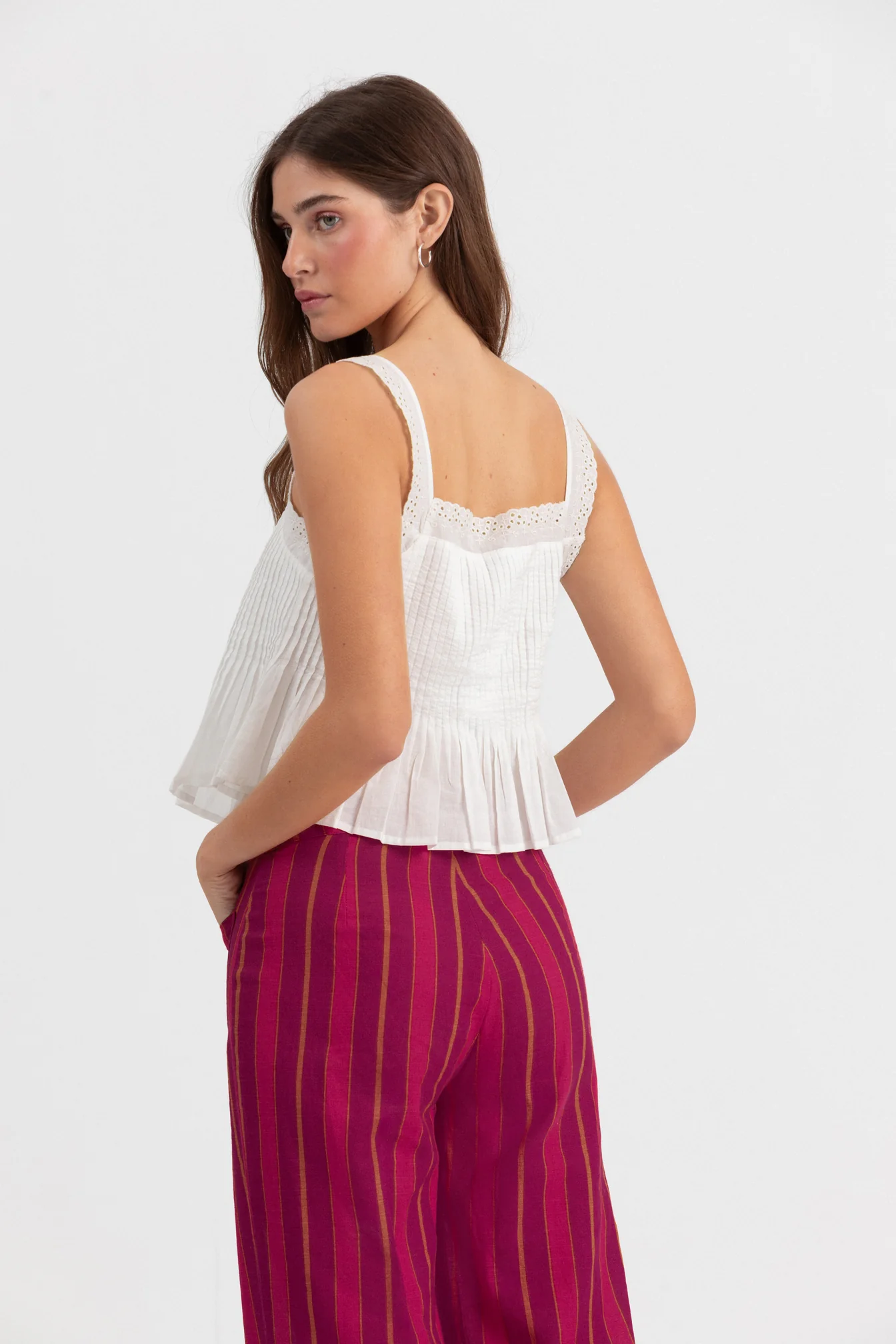 PANTALON CULOTTE BOLSILLO RAYAS - Image 12