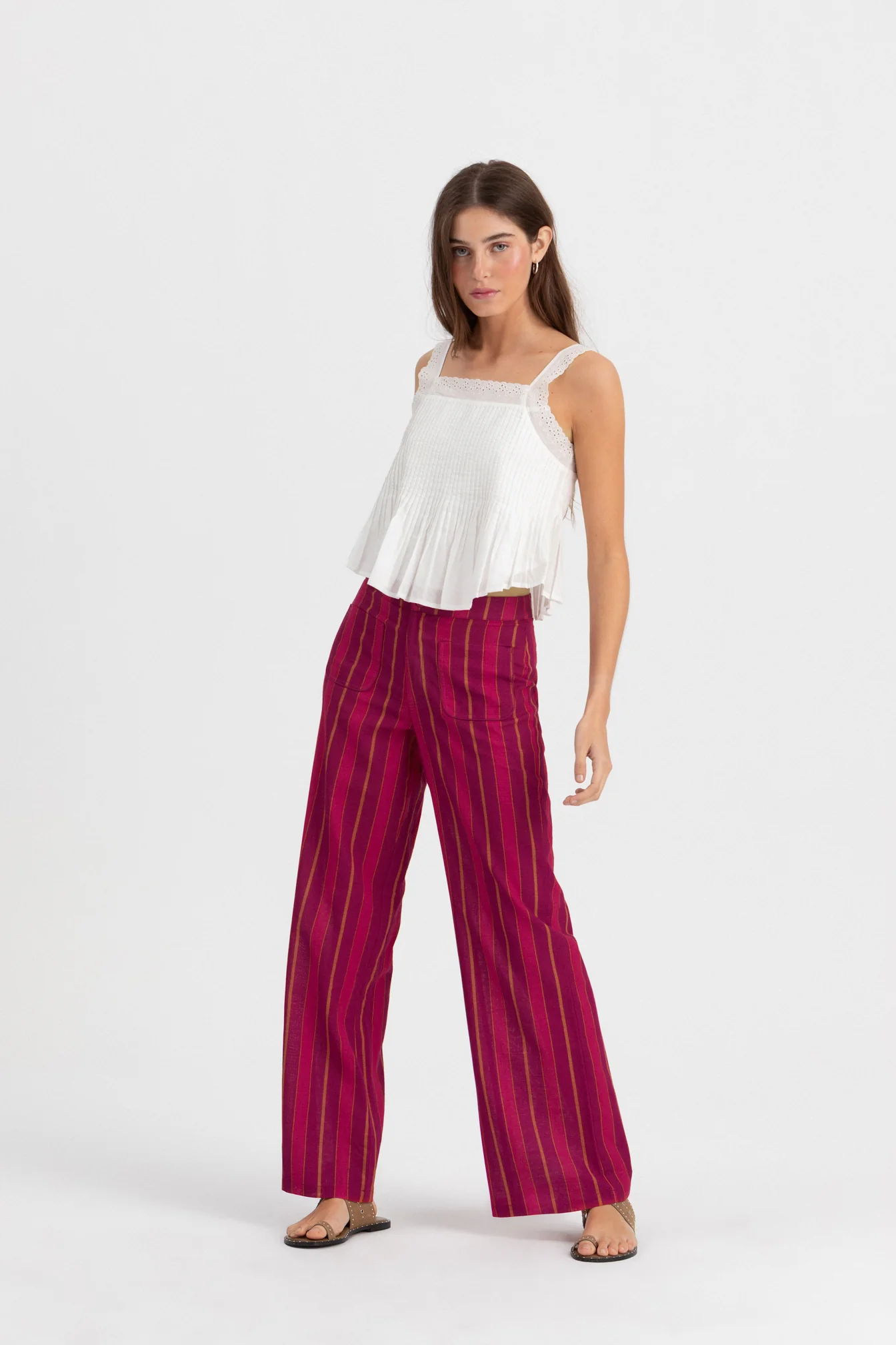 PANTALON CULOTTE BOLSILLO RAYAS - Image 13