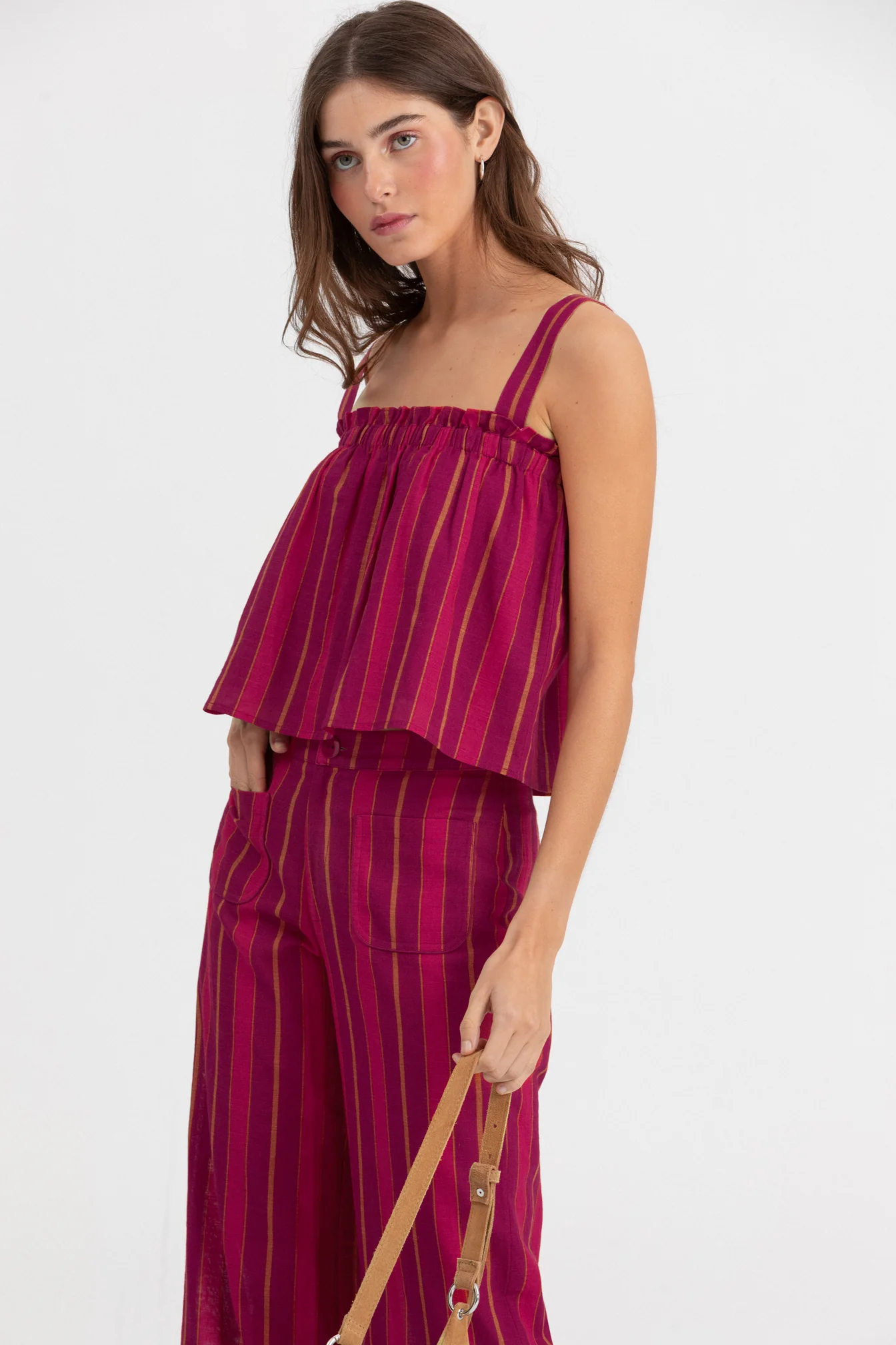 PANTALON CULOTTE BOLSILLO RAYAS - Image 7