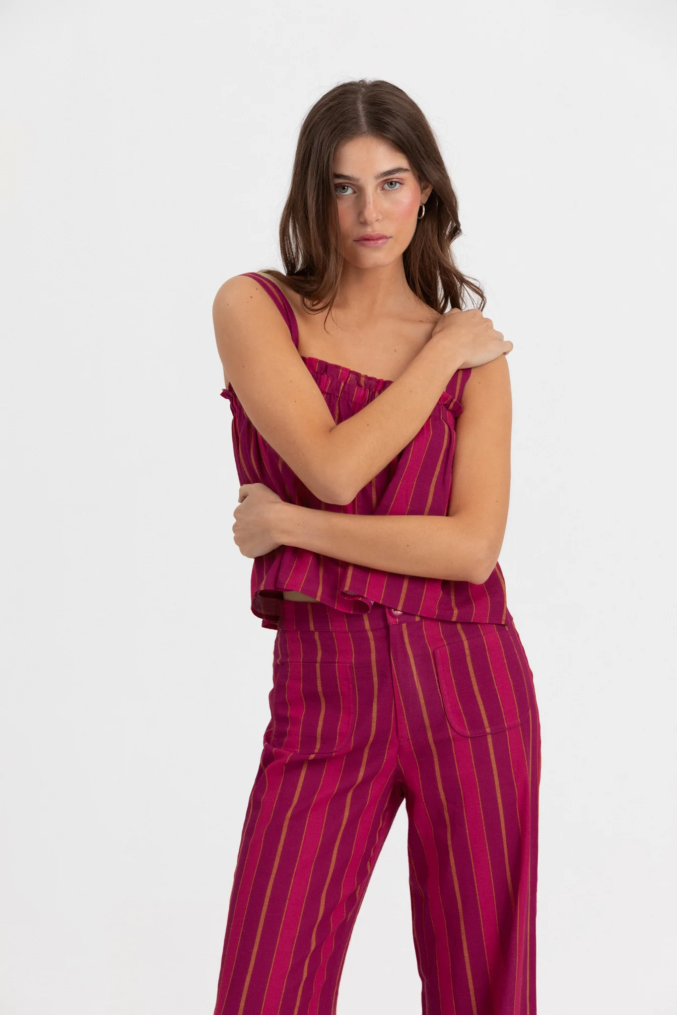 PANTALON CULOTTE BOLSILLO RAYAS - Image 8