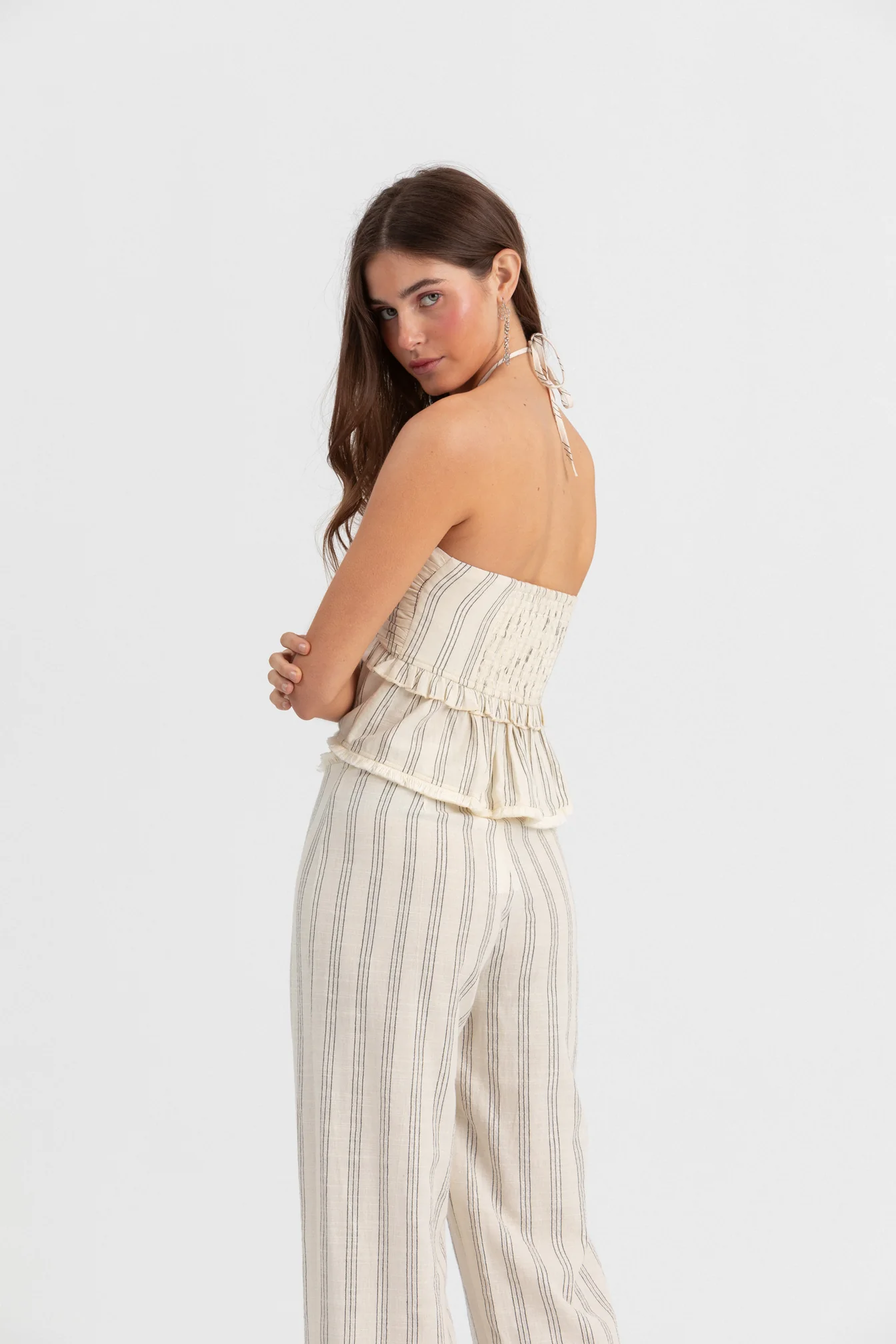 PANTALON DESFLECADO RAYAS LUREX - Image 8