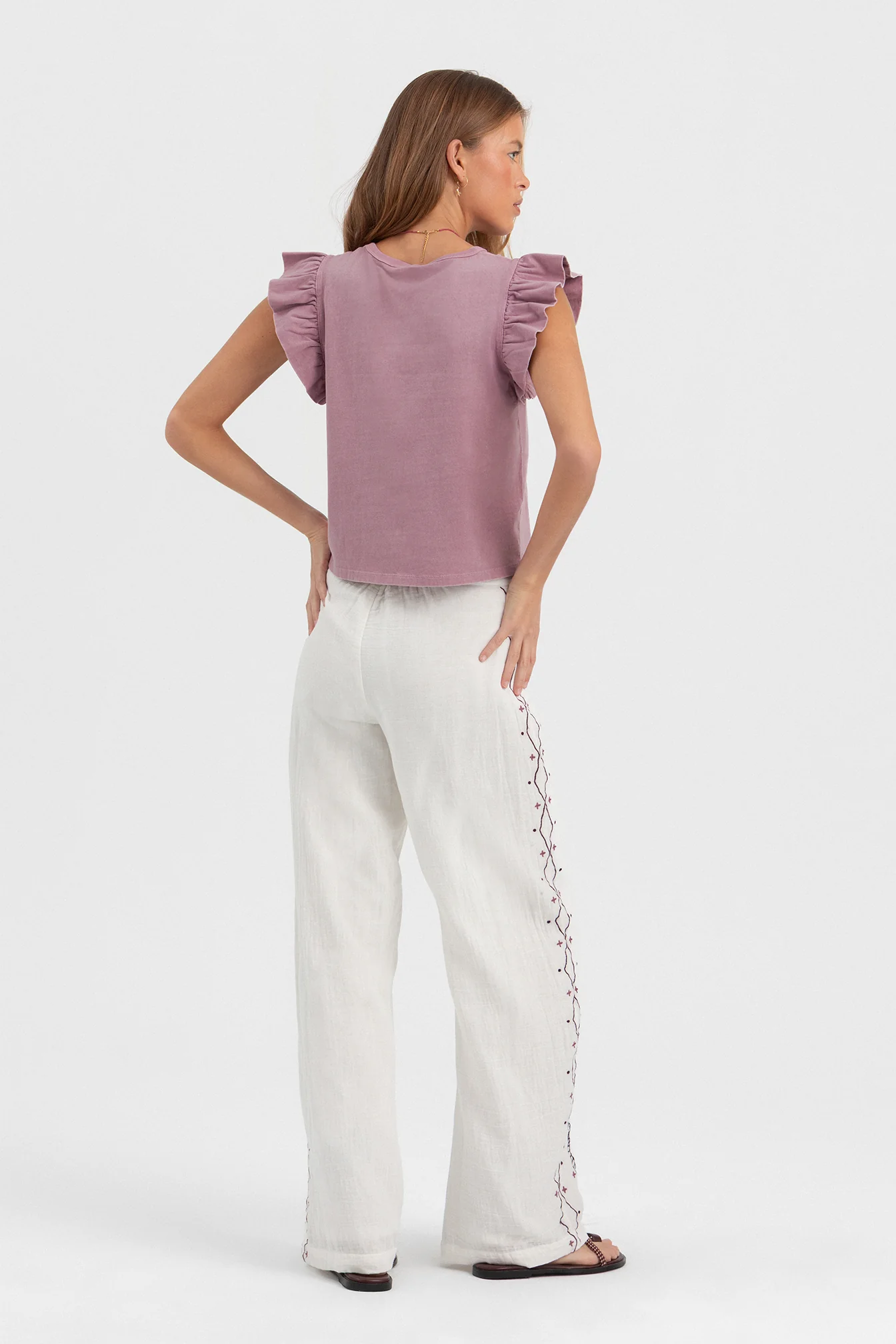 PANTALON FLORES BORDADAS - Image 15