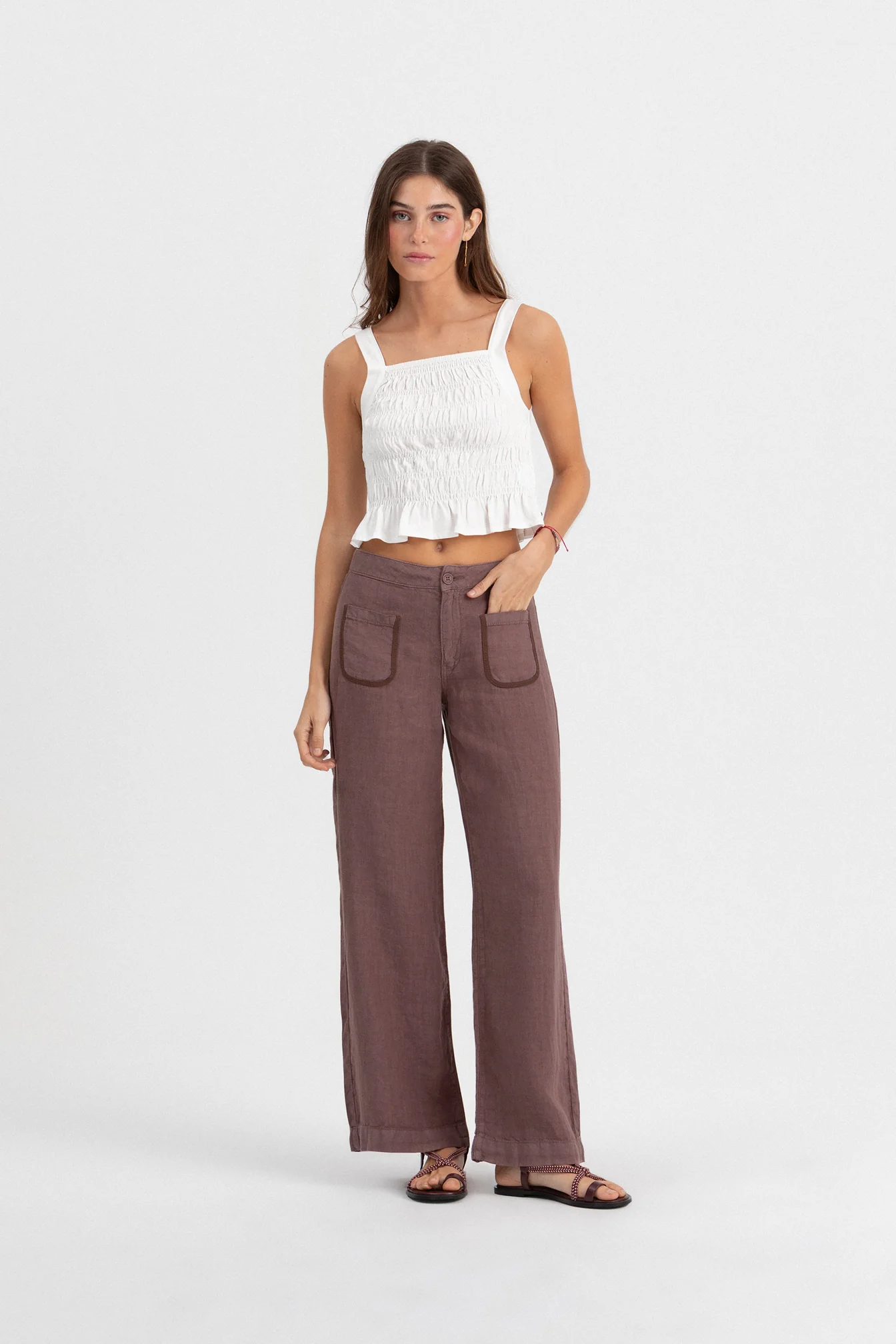 PANTALON LINO BOLSILLOS - Image 10