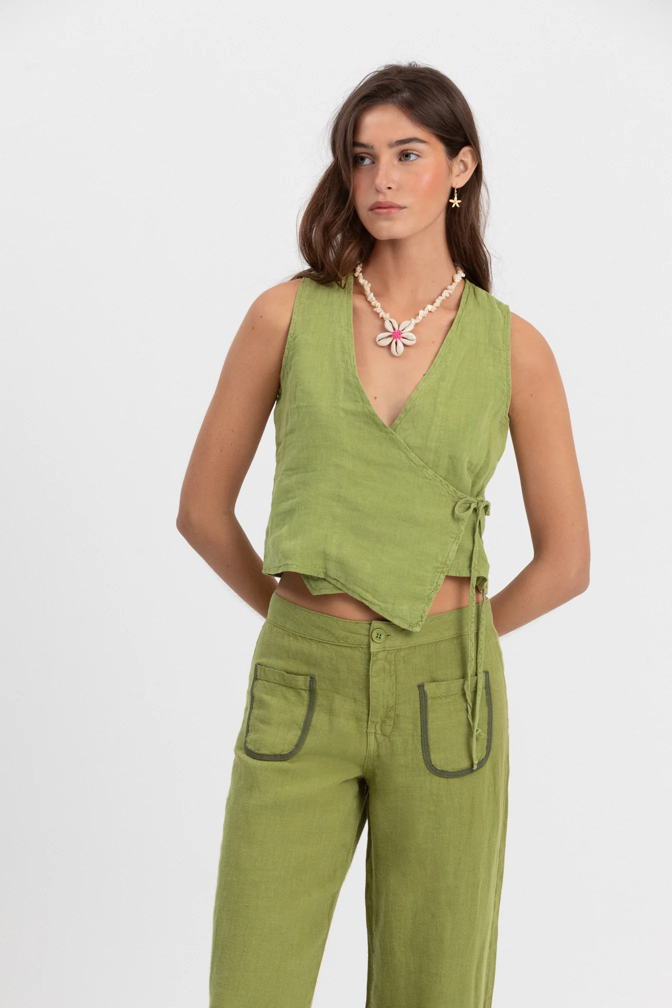 PANTALON LINO BOLSILLOS - Image 16