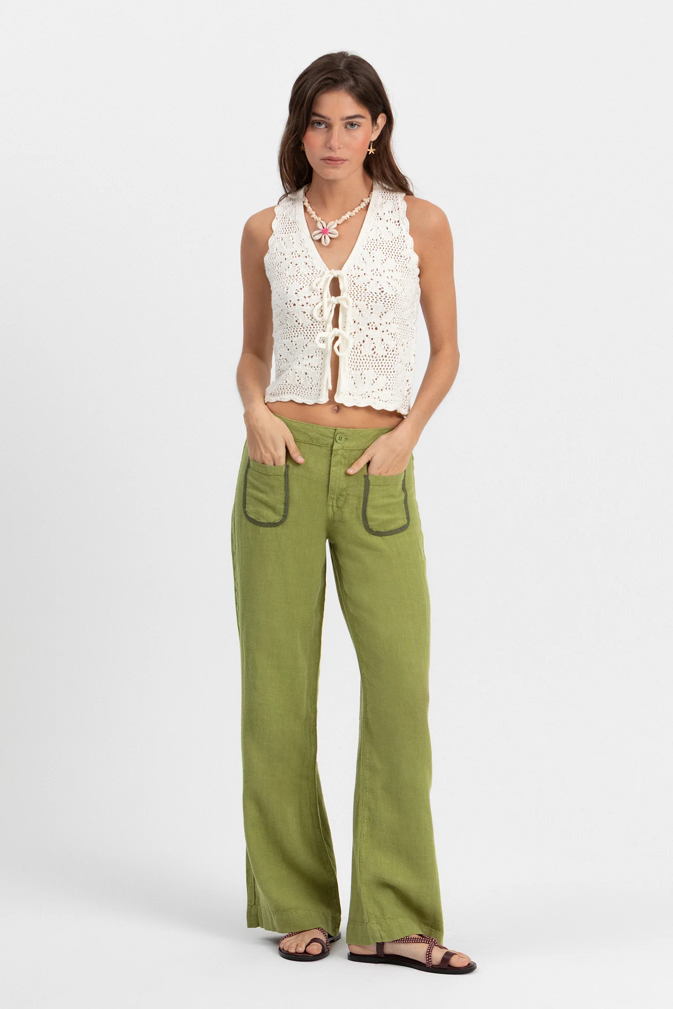 PANTALON LINO BOLSILLOS - Image 17