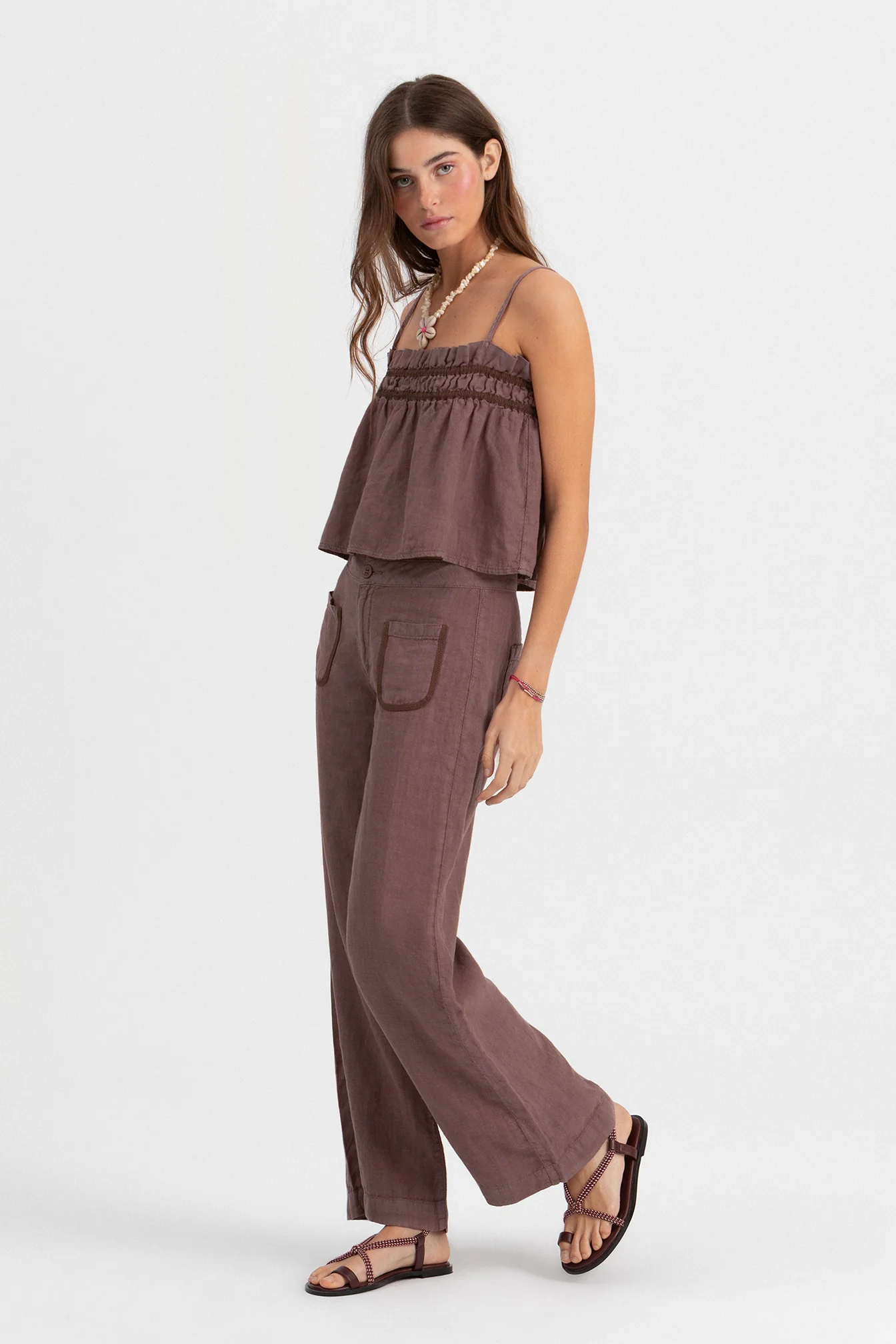 PANTALON LINO BOLSILLOS - Image 3
