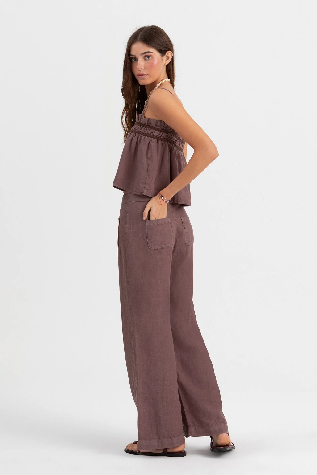 PANTALON LINO BOLSILLOS - Image 4