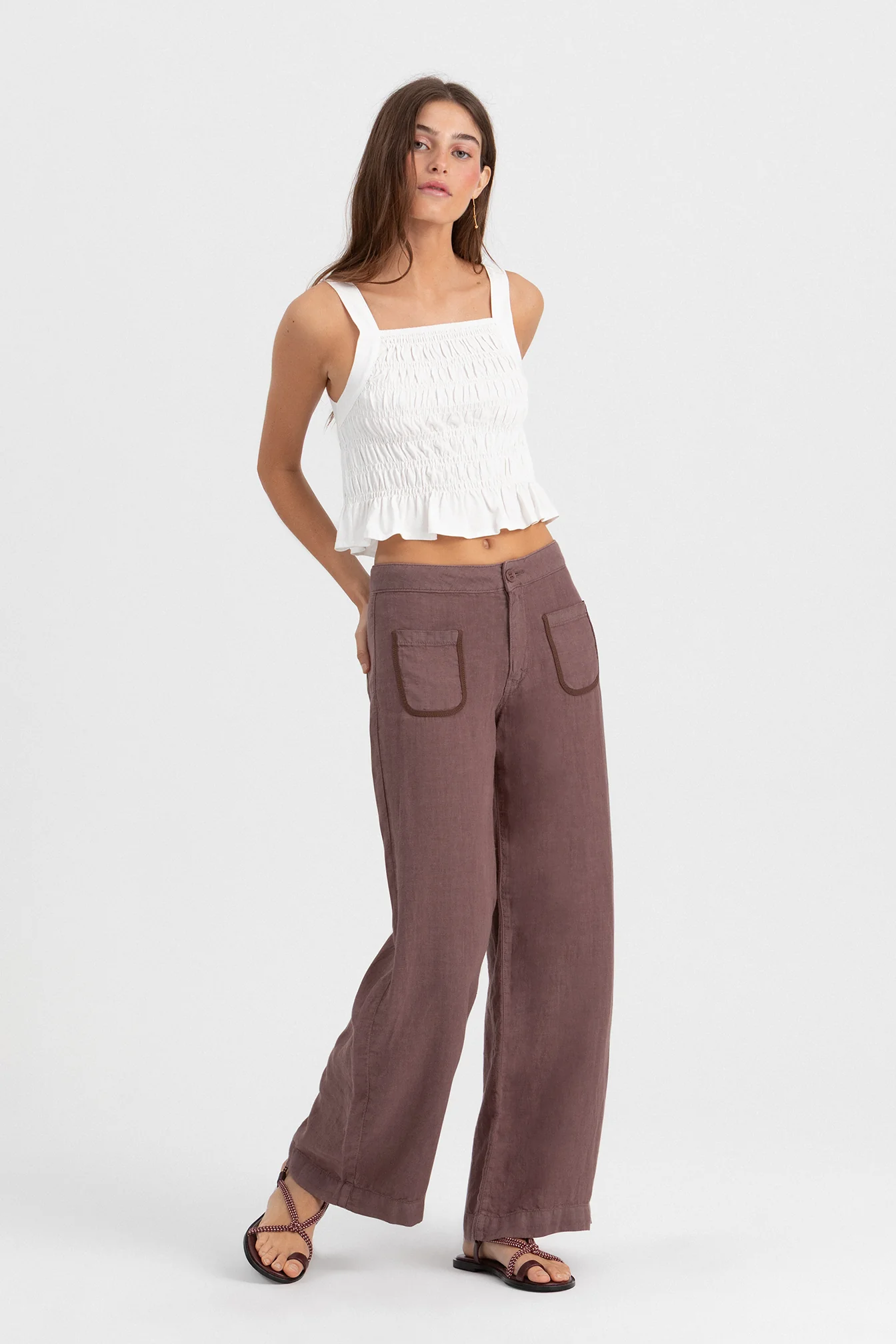 PANTALON LINO BOLSILLOS - Image 7