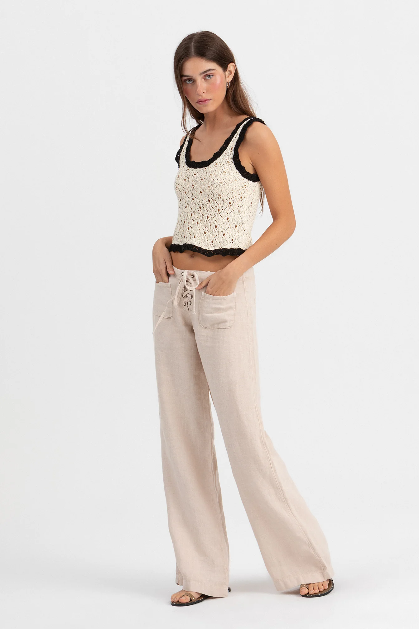 PANTALON LINO DETALLE CUERDAS - Image 6