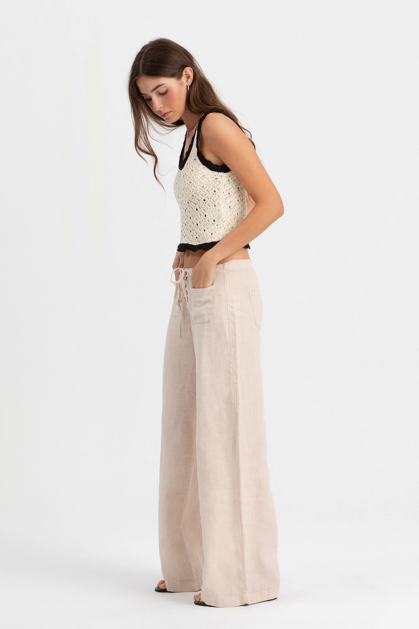 PANTALON LINO DETALLE CUERDAS - Image 7