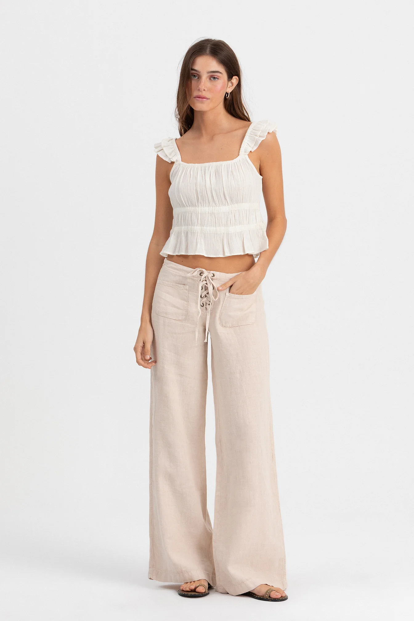 PANTALON LINO DETALLE CUERDAS - Image 10