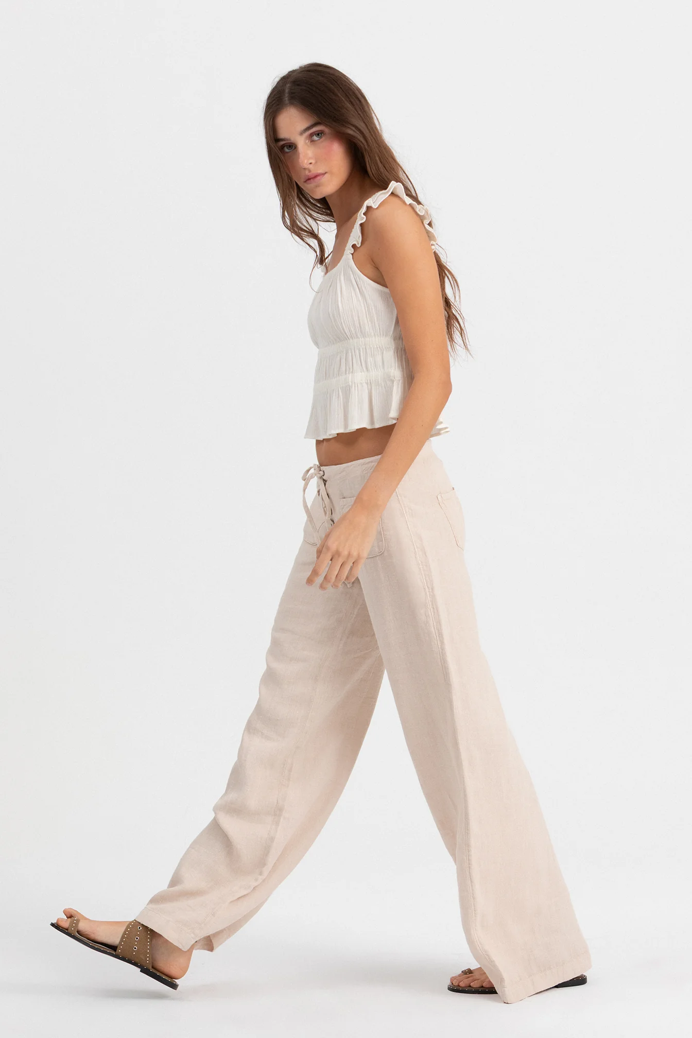 PANTALON LINO DETALLE CUERDAS - Image 11