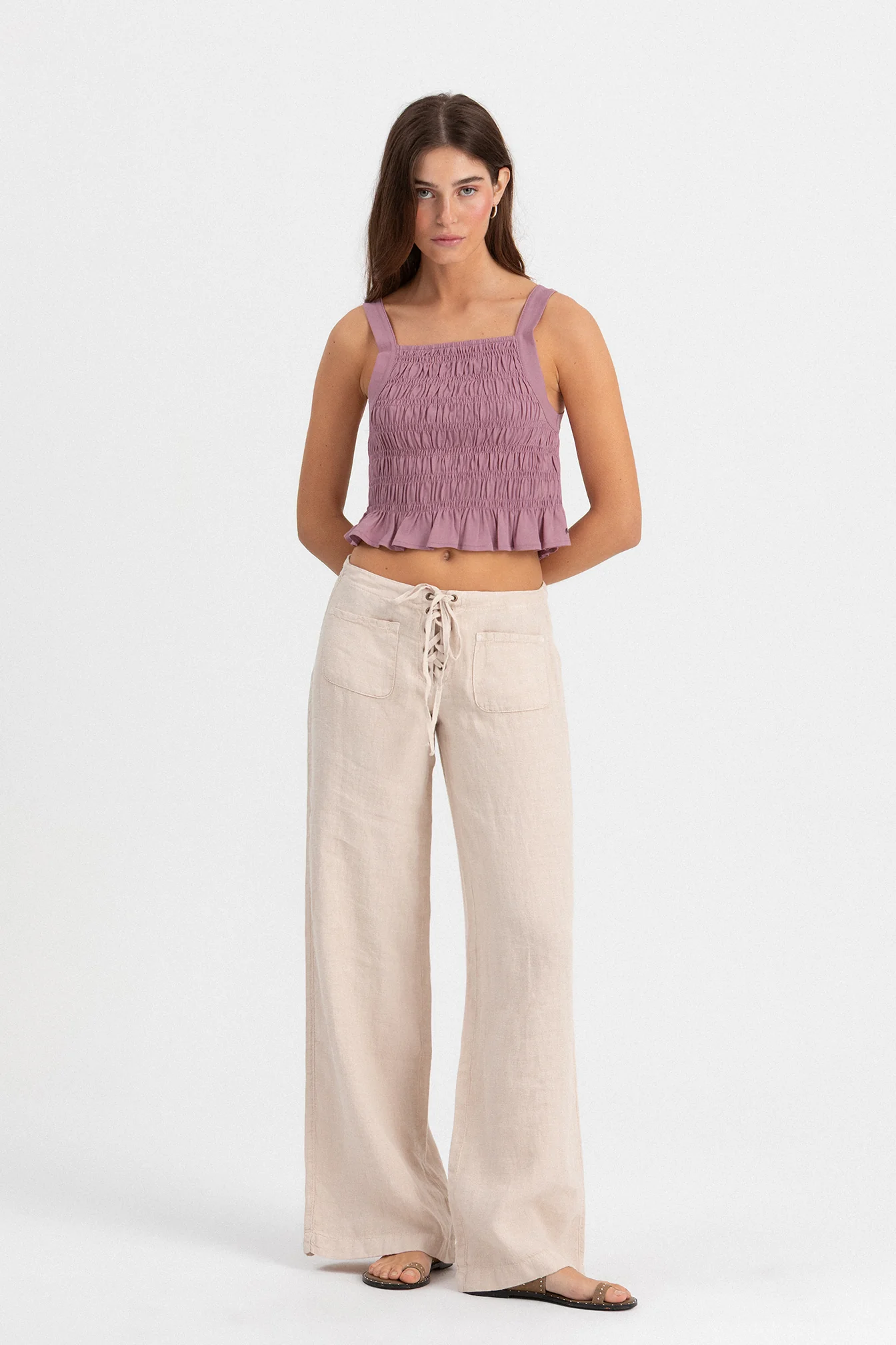 PANTALON LINO DETALLE CUERDAS - Image 4