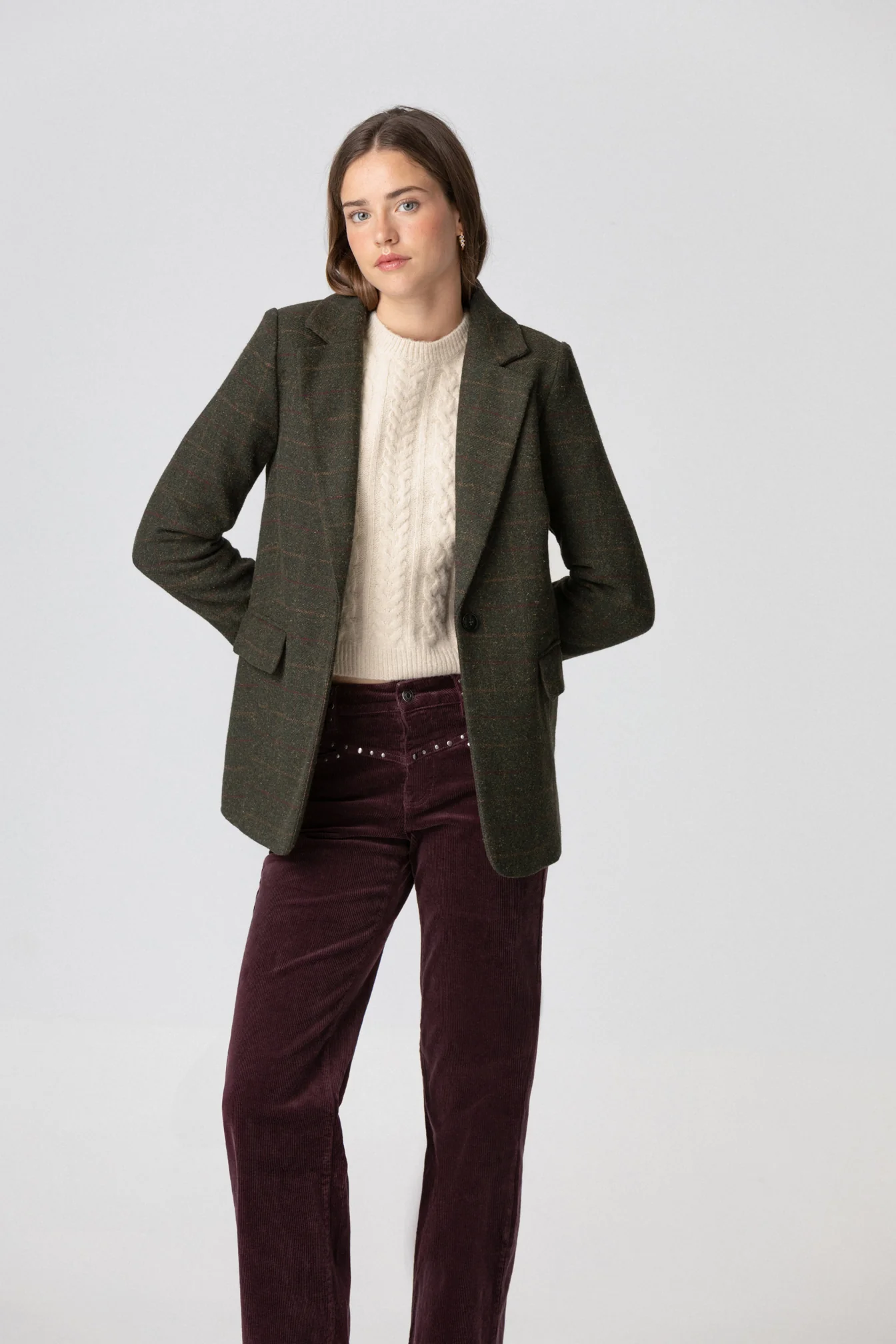 PANTALON PANA RECTOS CANESU TACHAS - Image 6