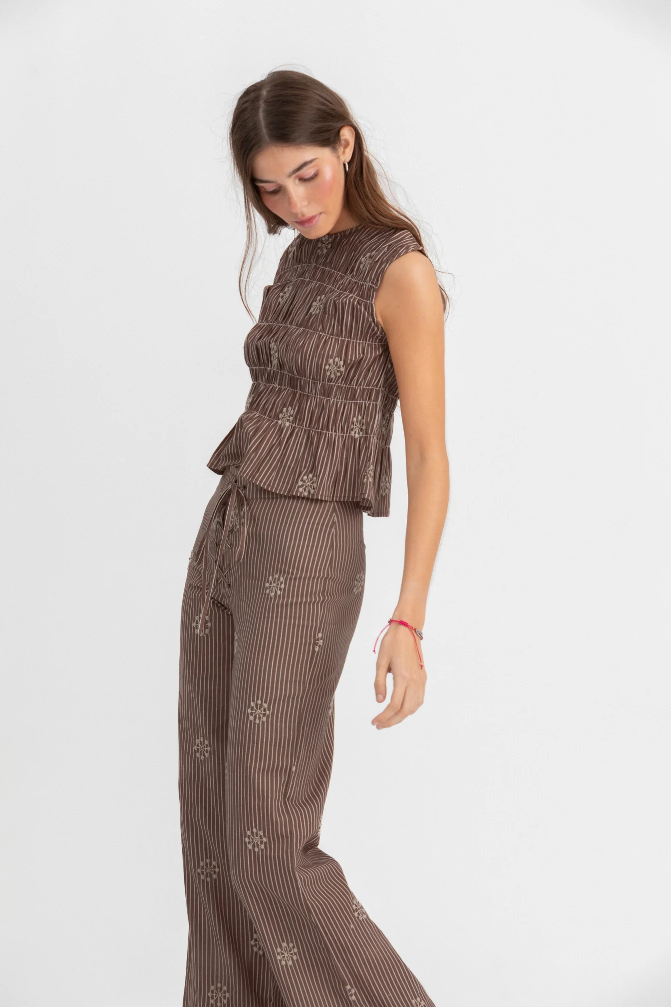 PANTALON RAYAS BORDADO - Image 6