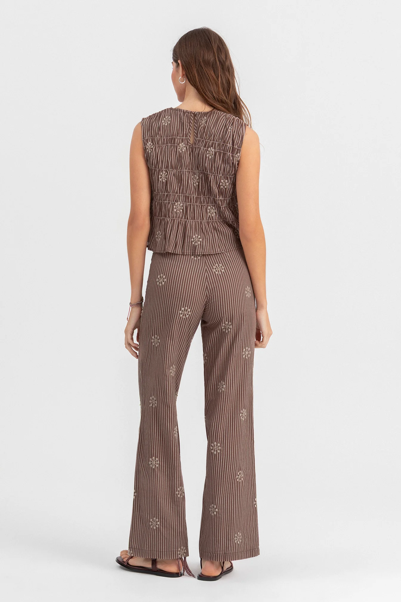 PANTALON RAYAS BORDADO - Image 7