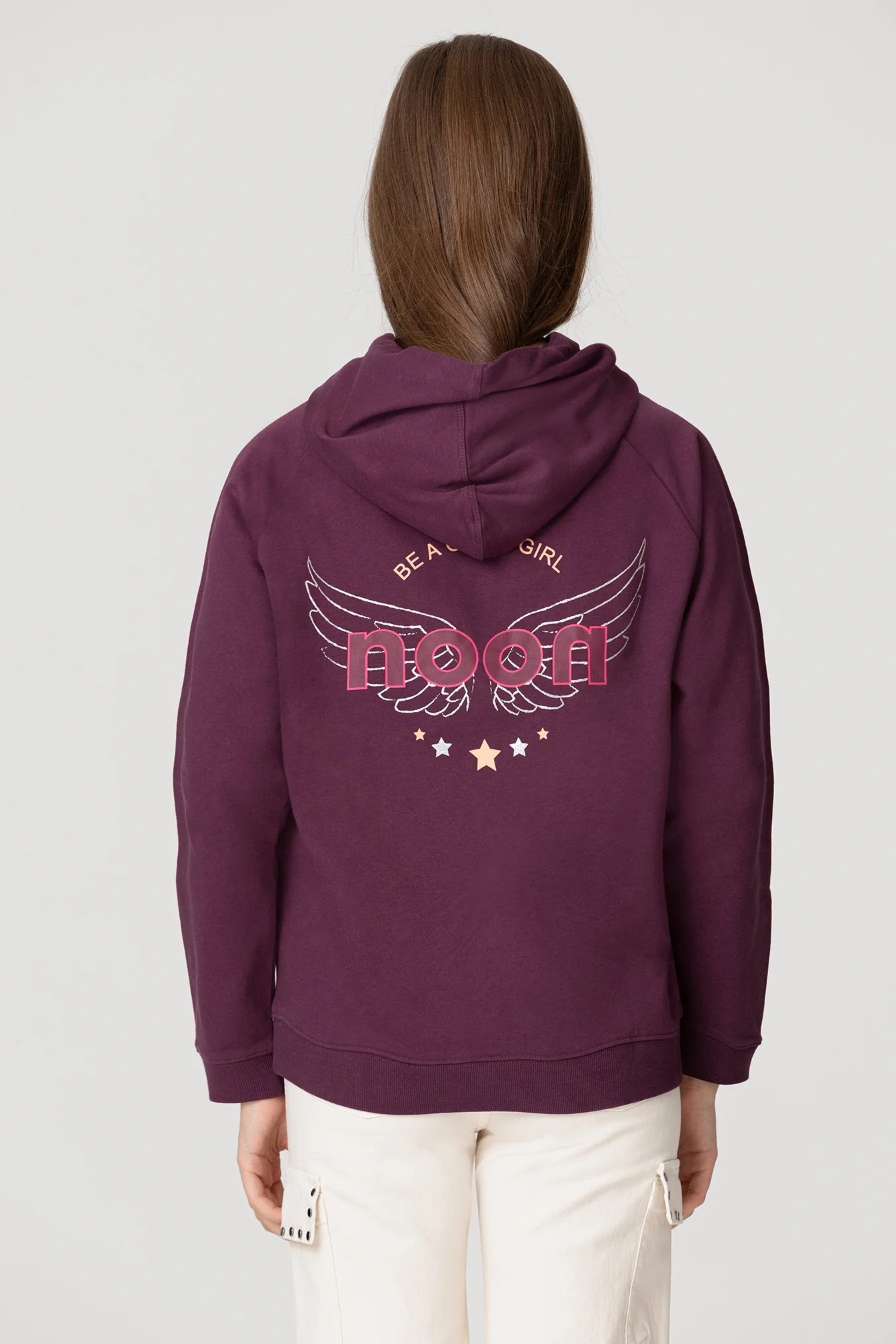 SUDADERA CAPUCHA BASIC PRINT - Image 3
