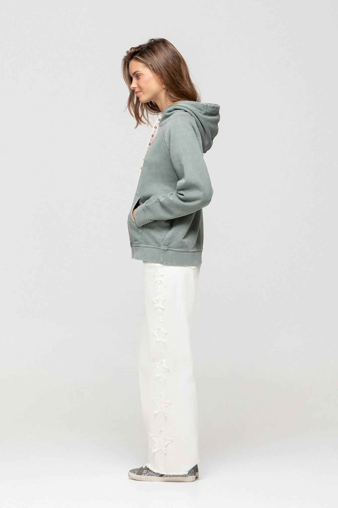 SUDADERA LAVADA FLORES - Image 5