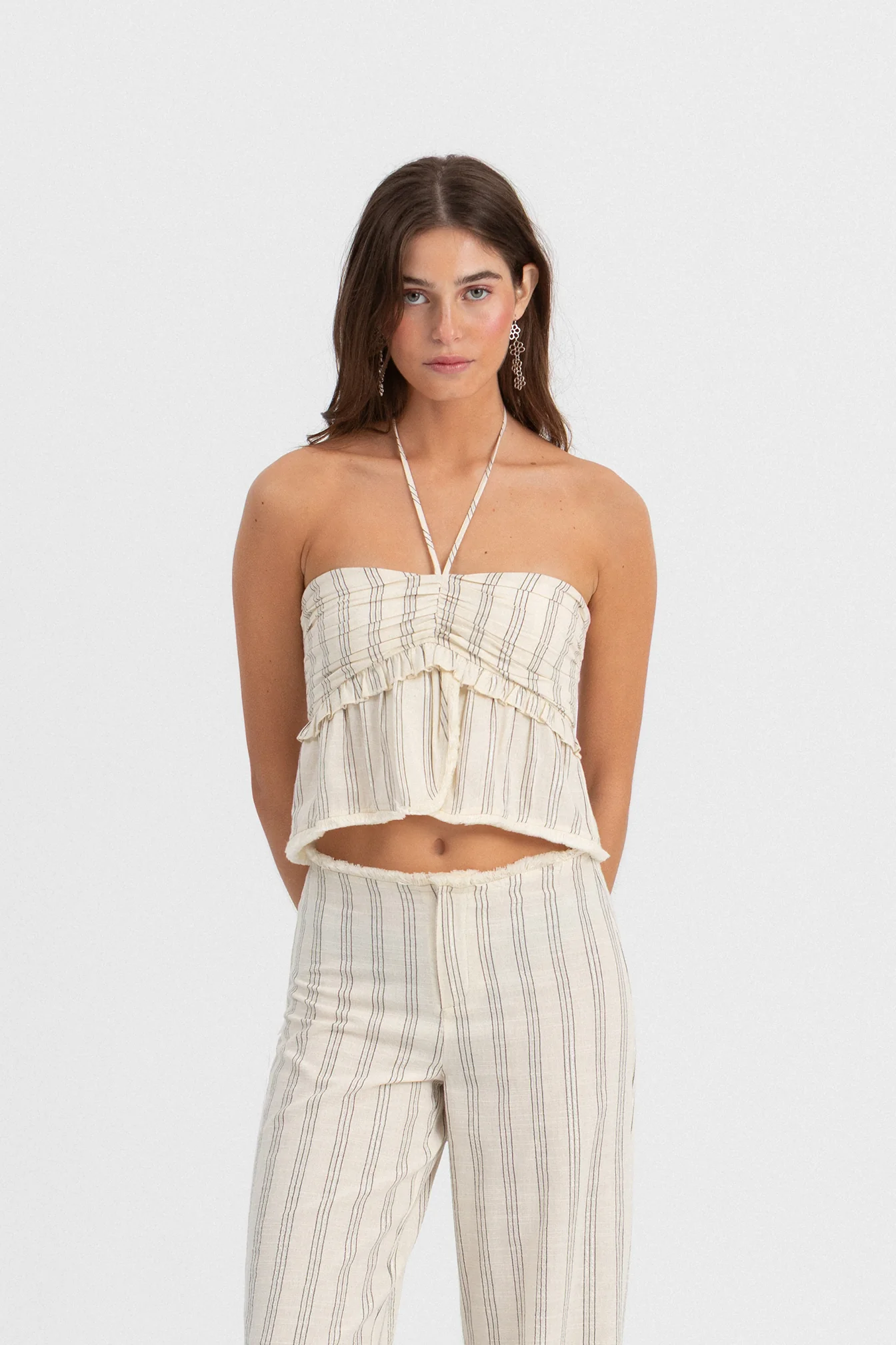 TOP DESFLECADO RAYAS LUREX - Image 6