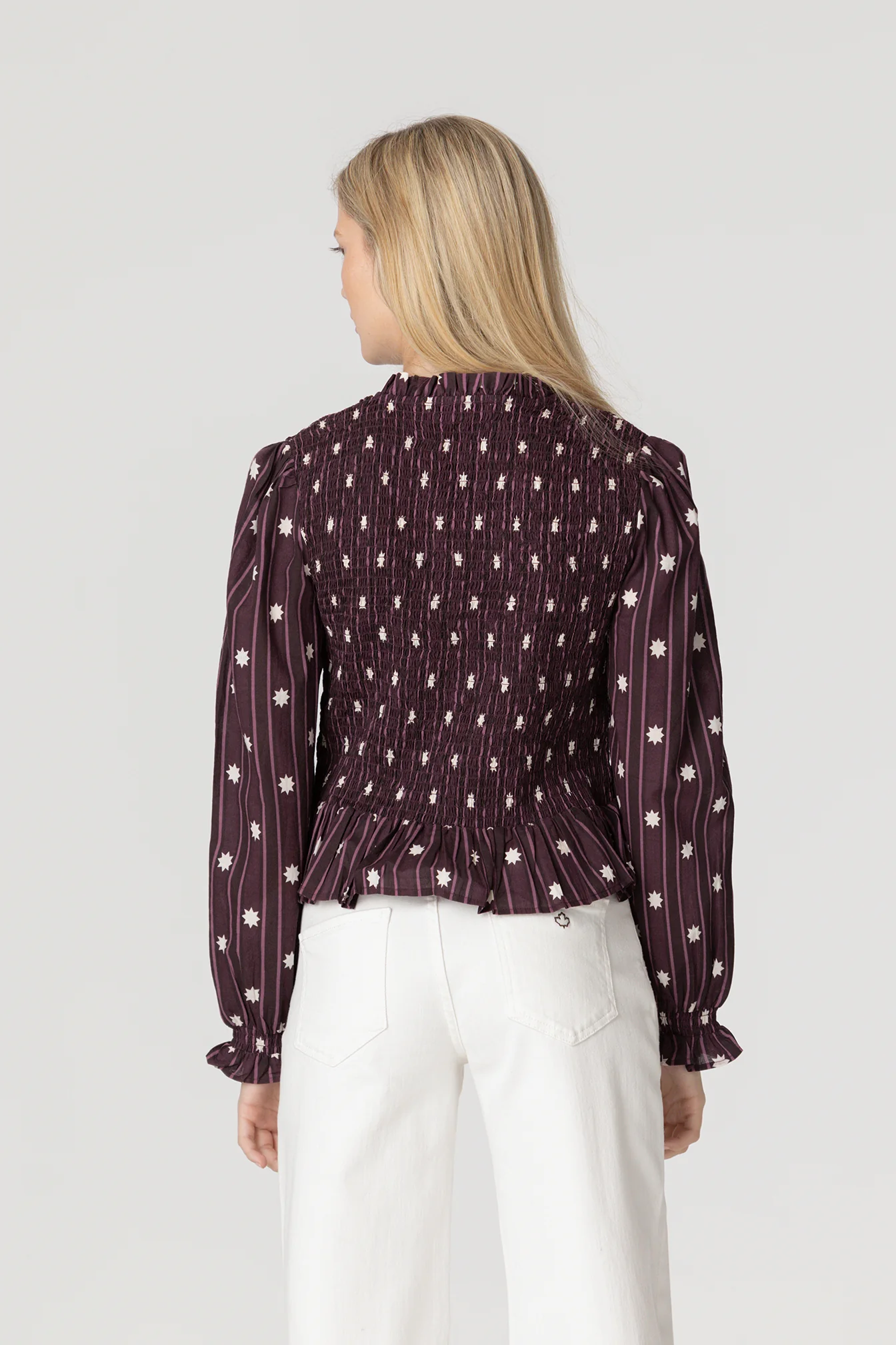 TOP ESTAMPADO FRUNCES - Image 4