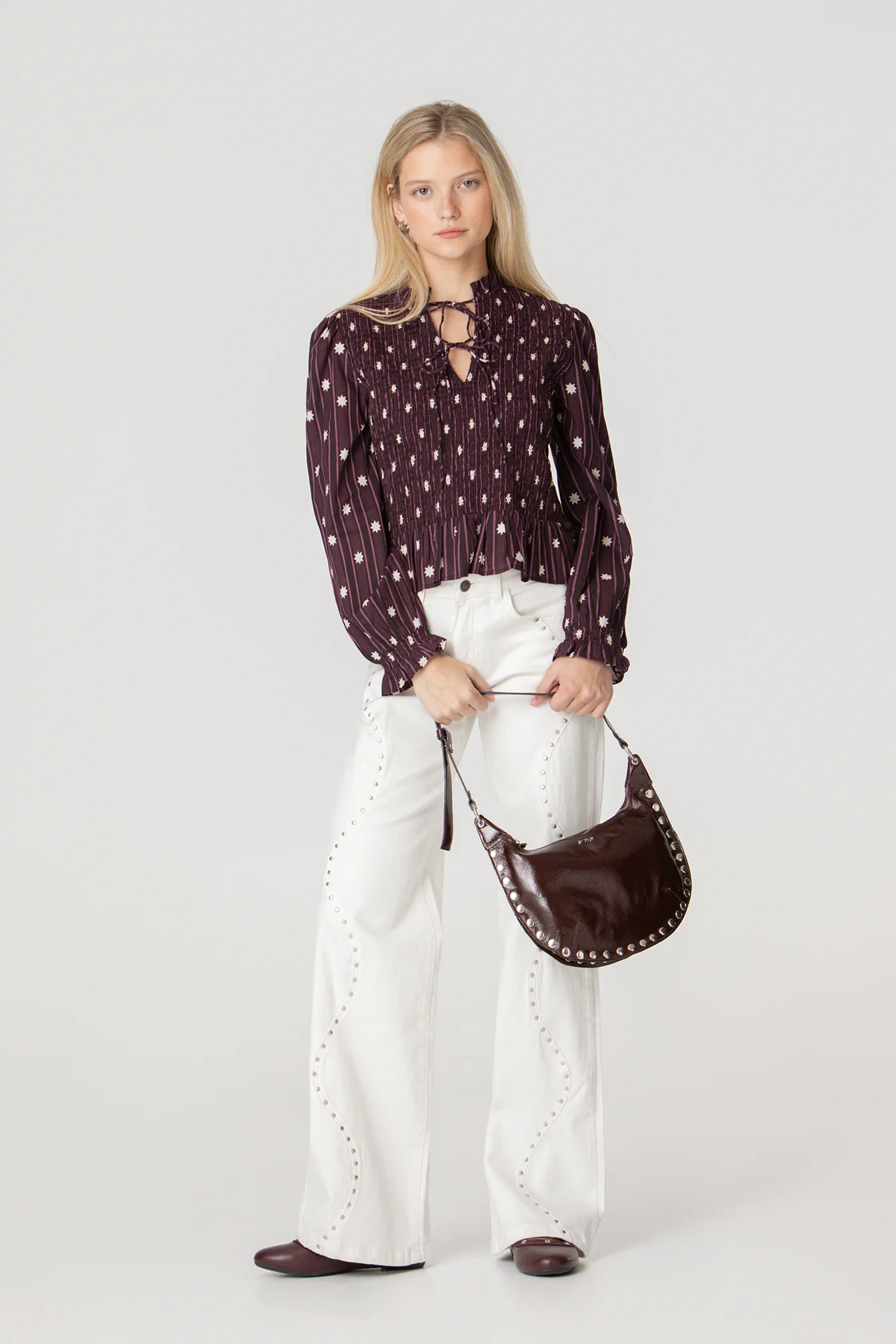 TOP ESTAMPADO FRUNCES - Image 5