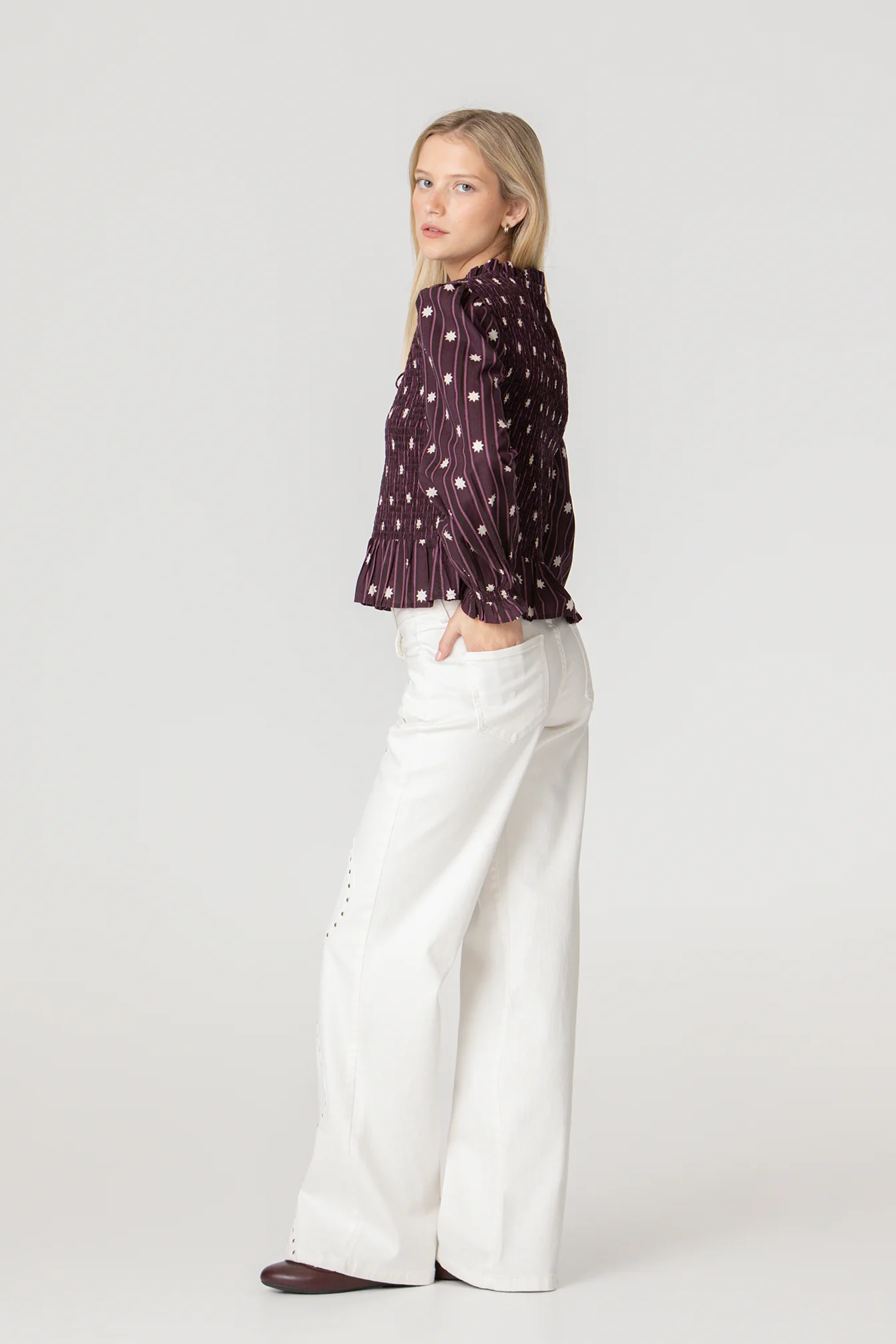 TOP ESTAMPADO FRUNCES - Image 7