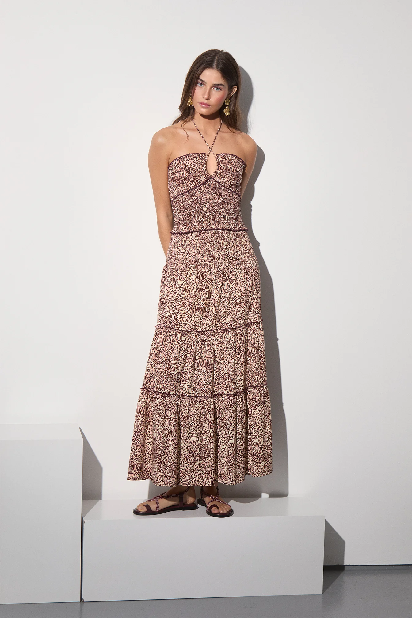 TOP FRUNCIDO ESTAMPADO - Image 3