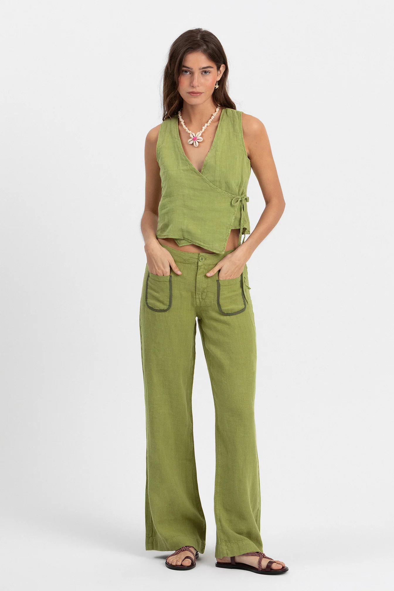 TOP LINO CRUZADO LAZADA - Image 5