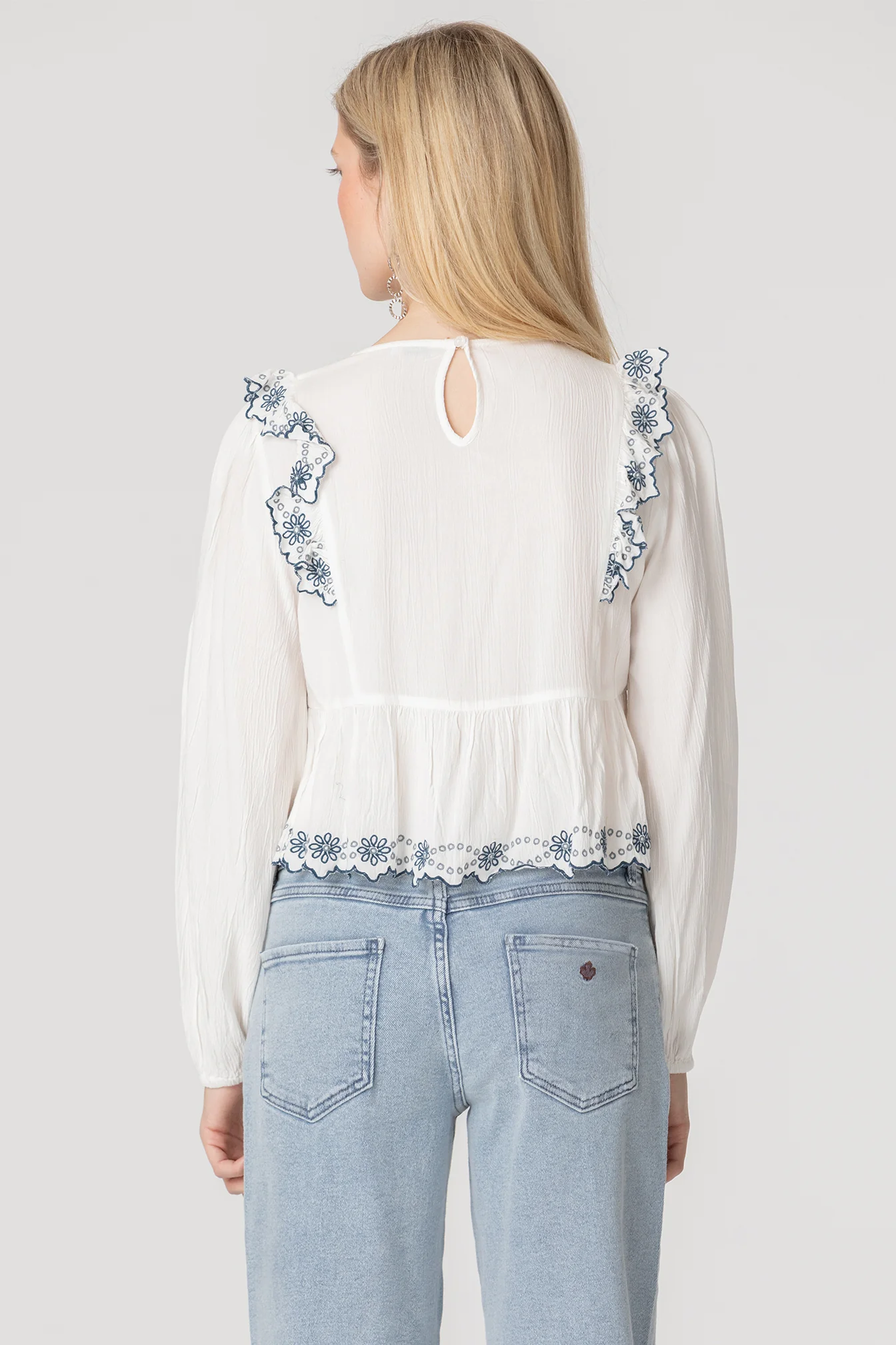 TOP VOLANTES BORDADO - Image 5
