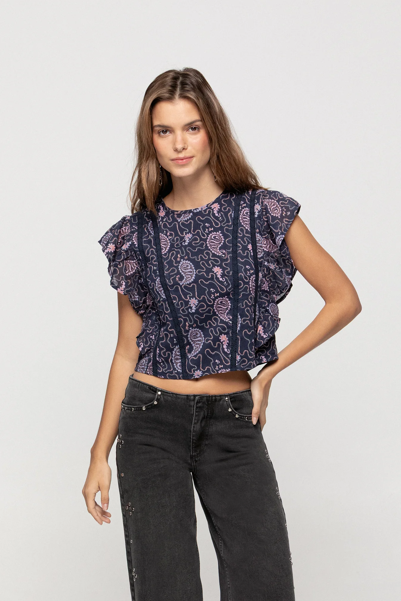 TOP VOLANTES ESTAMPADO - Image 3
