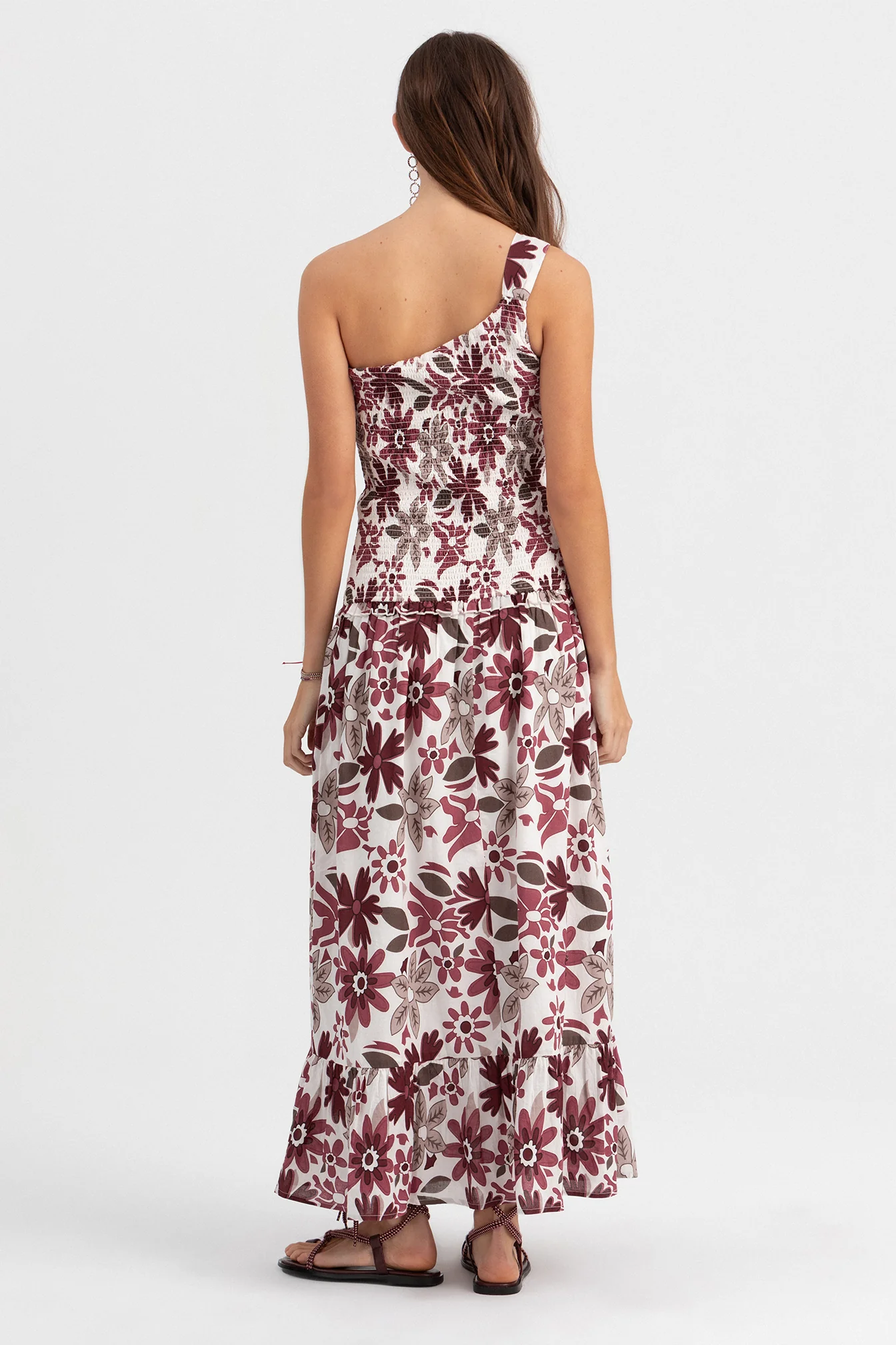 VESTIDO ASIMETRICO MIDI ESTAMPADO - Image 4