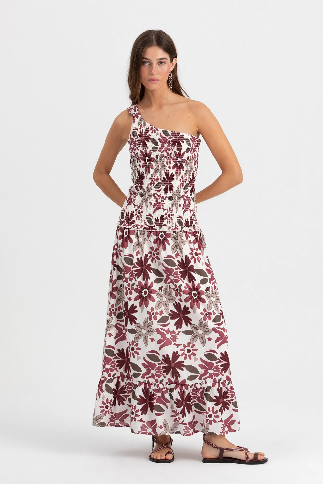 VESTIDO ASIMETRICO MIDI ESTAMPADO - Image 5