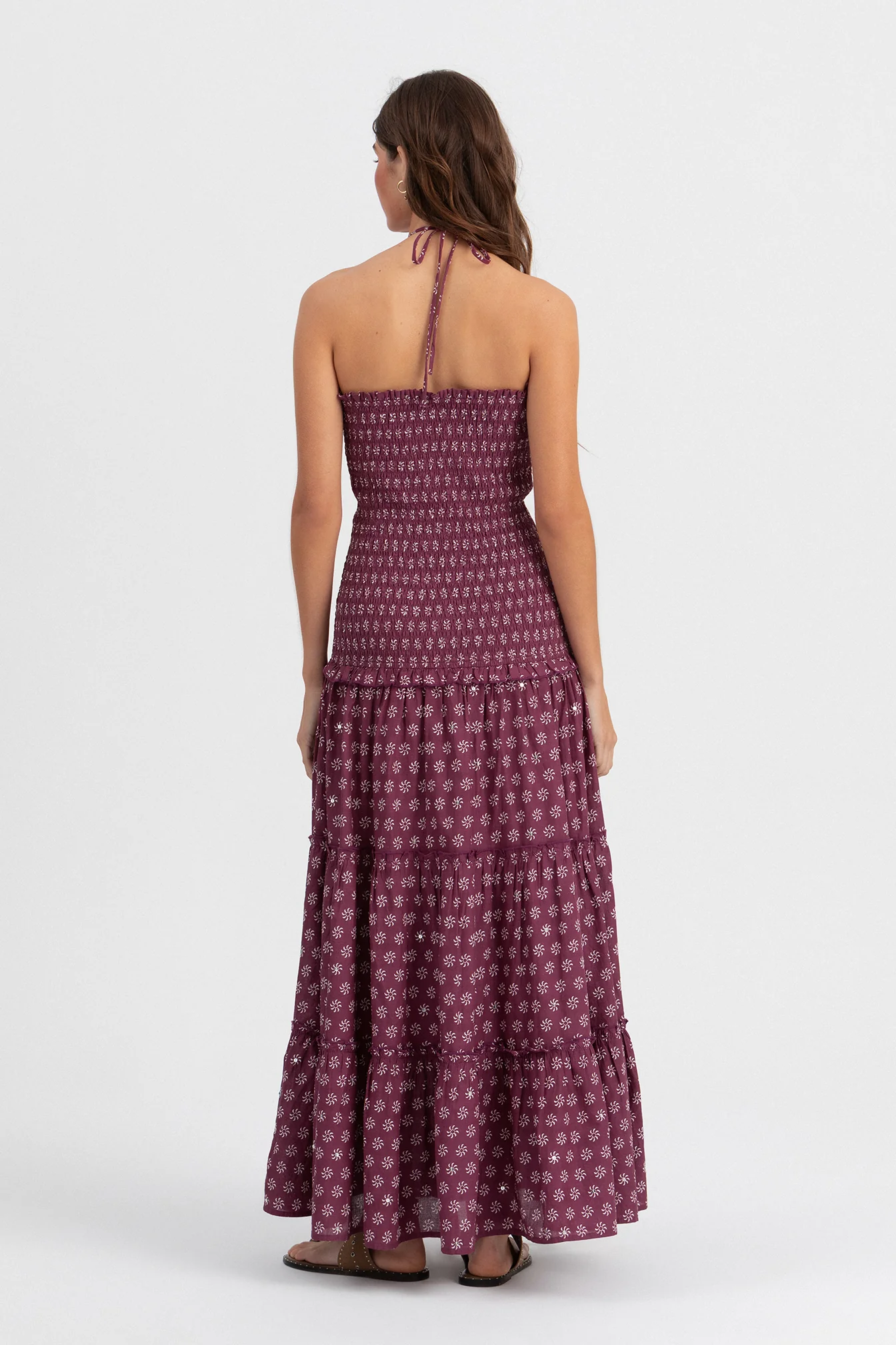VESTIDO ESTAMPADO FRUNCIDO - Image 10