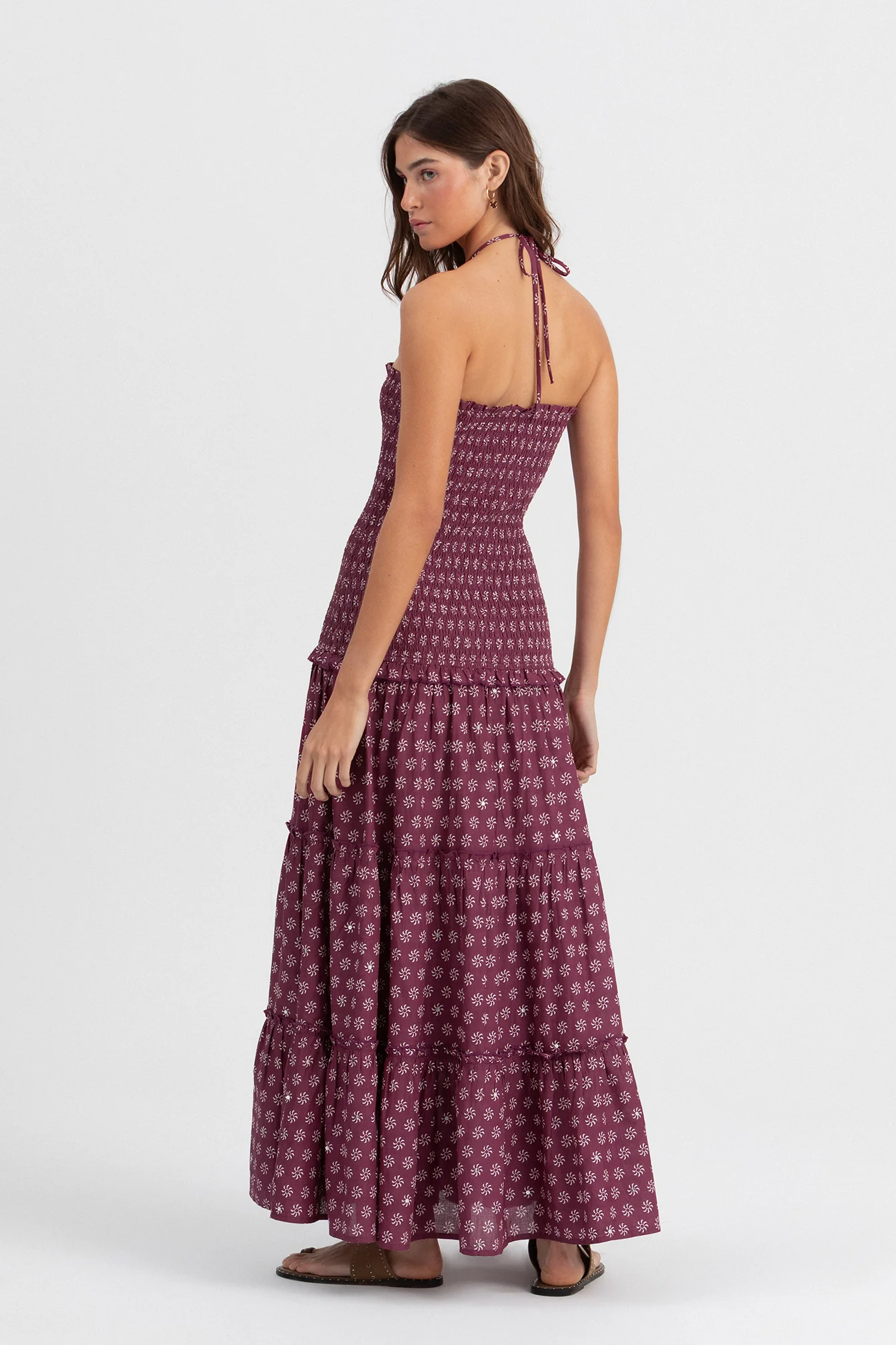 VESTIDO ESTAMPADO FRUNCIDO - Image 11