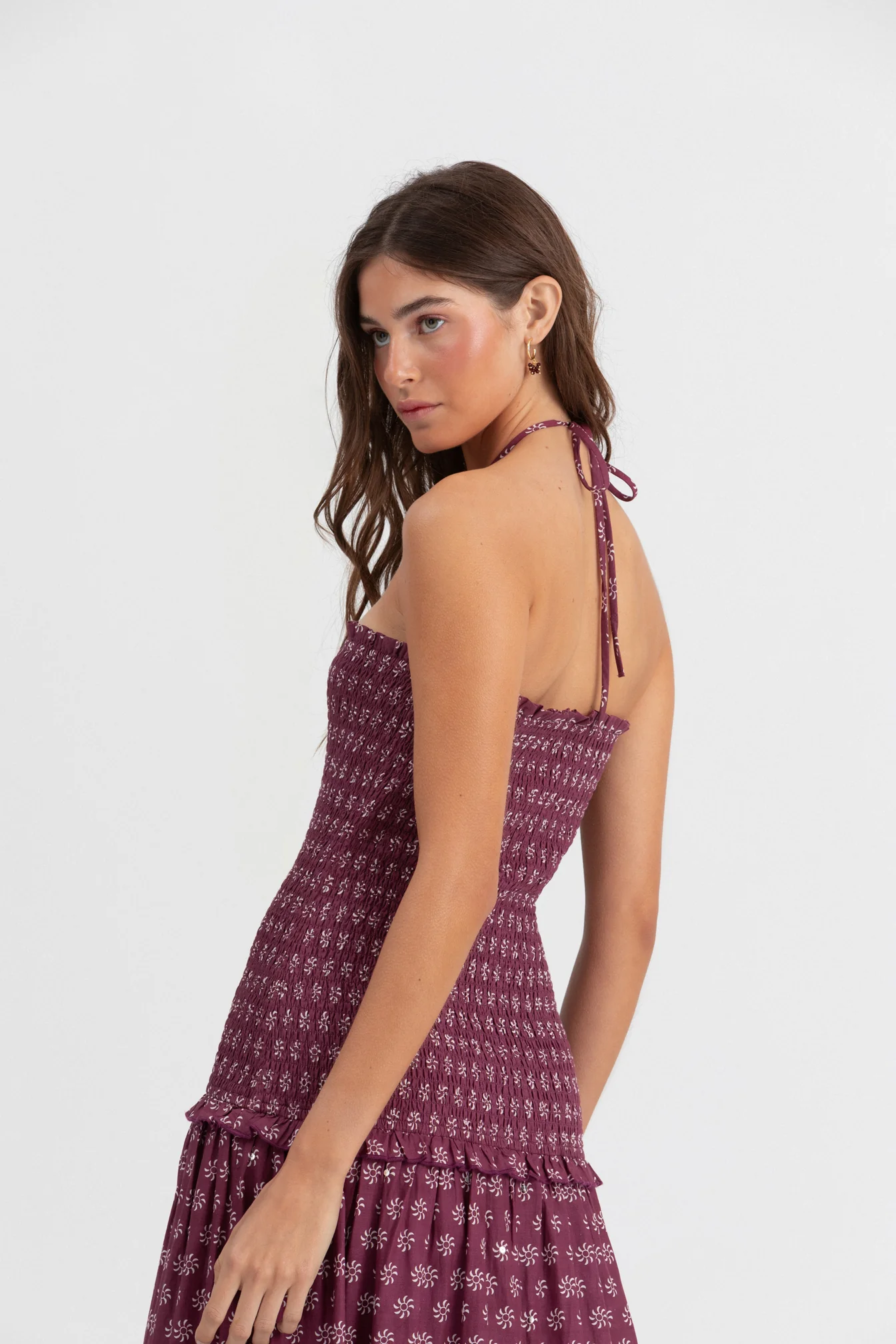 VESTIDO ESTAMPADO FRUNCIDO - Image 12