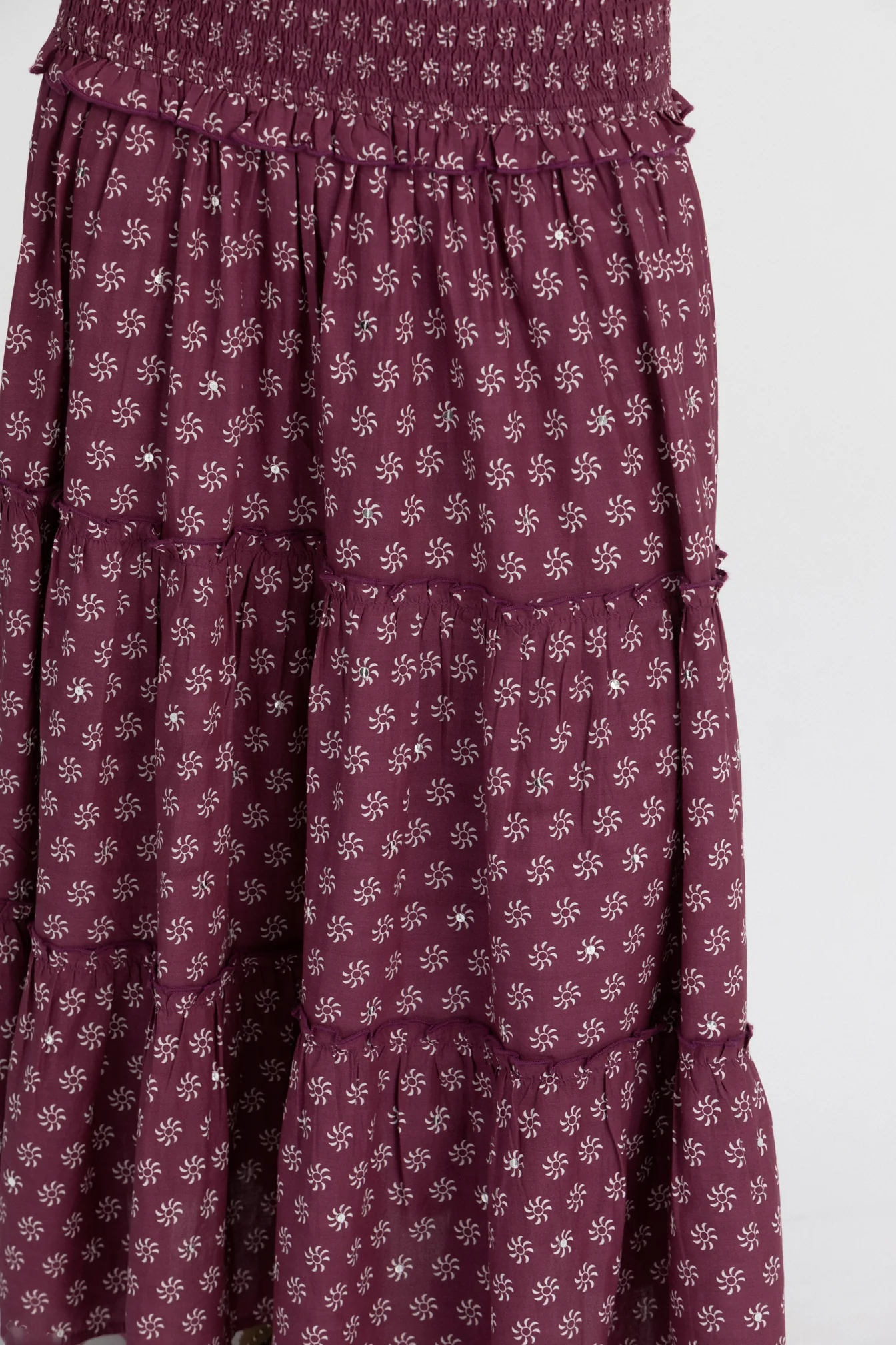 VESTIDO ESTAMPADO FRUNCIDO - Image 13
