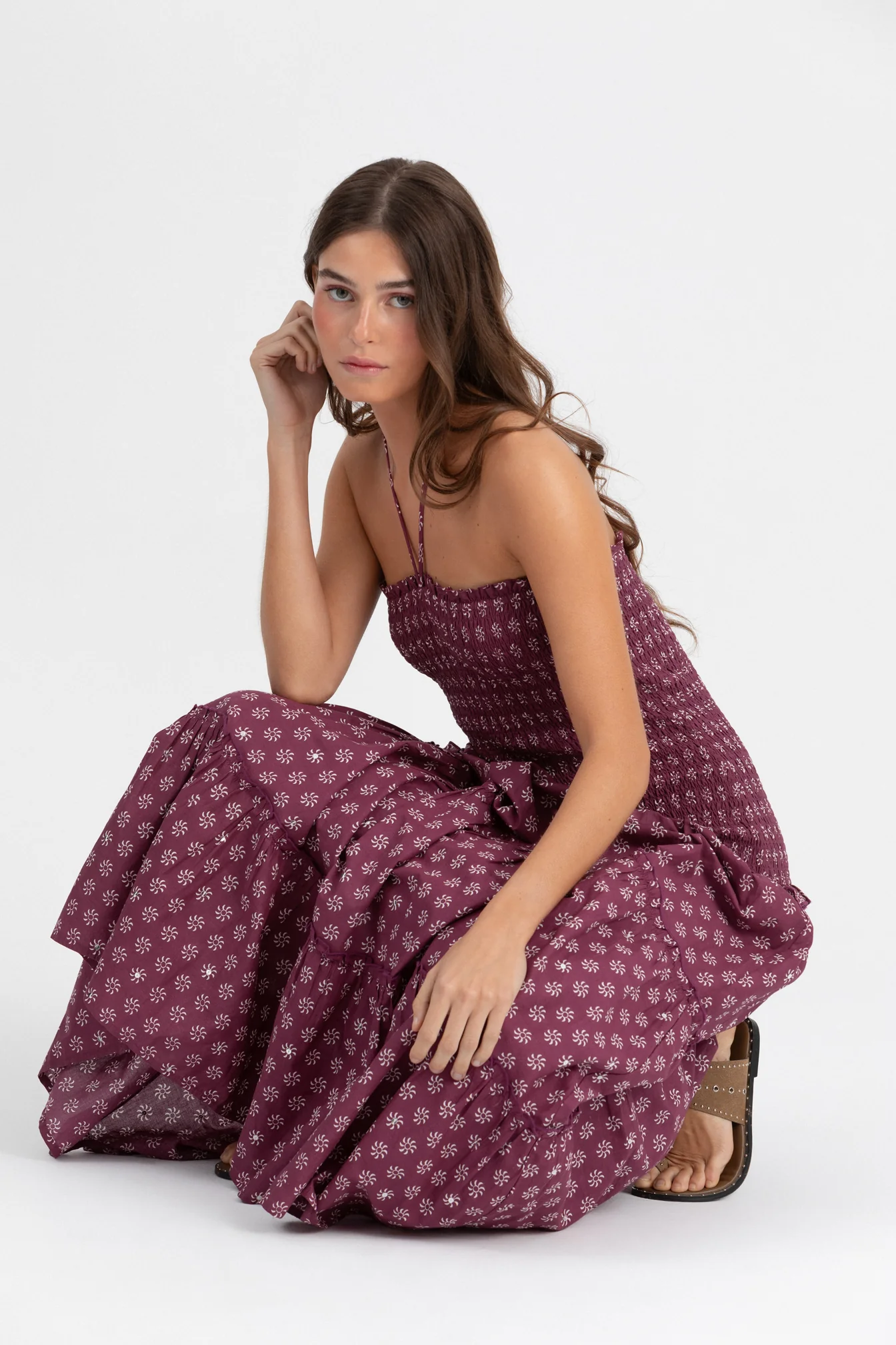 VESTIDO ESTAMPADO FRUNCIDO - Image 5