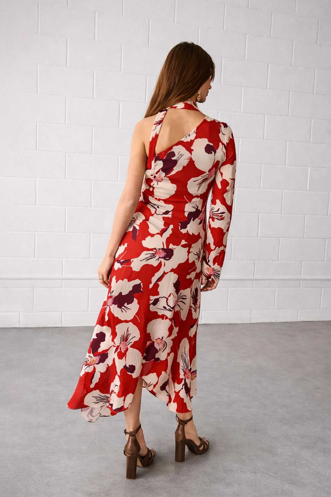 VESTIDO MIDI ASIMETRICO ARIEL - Image 10