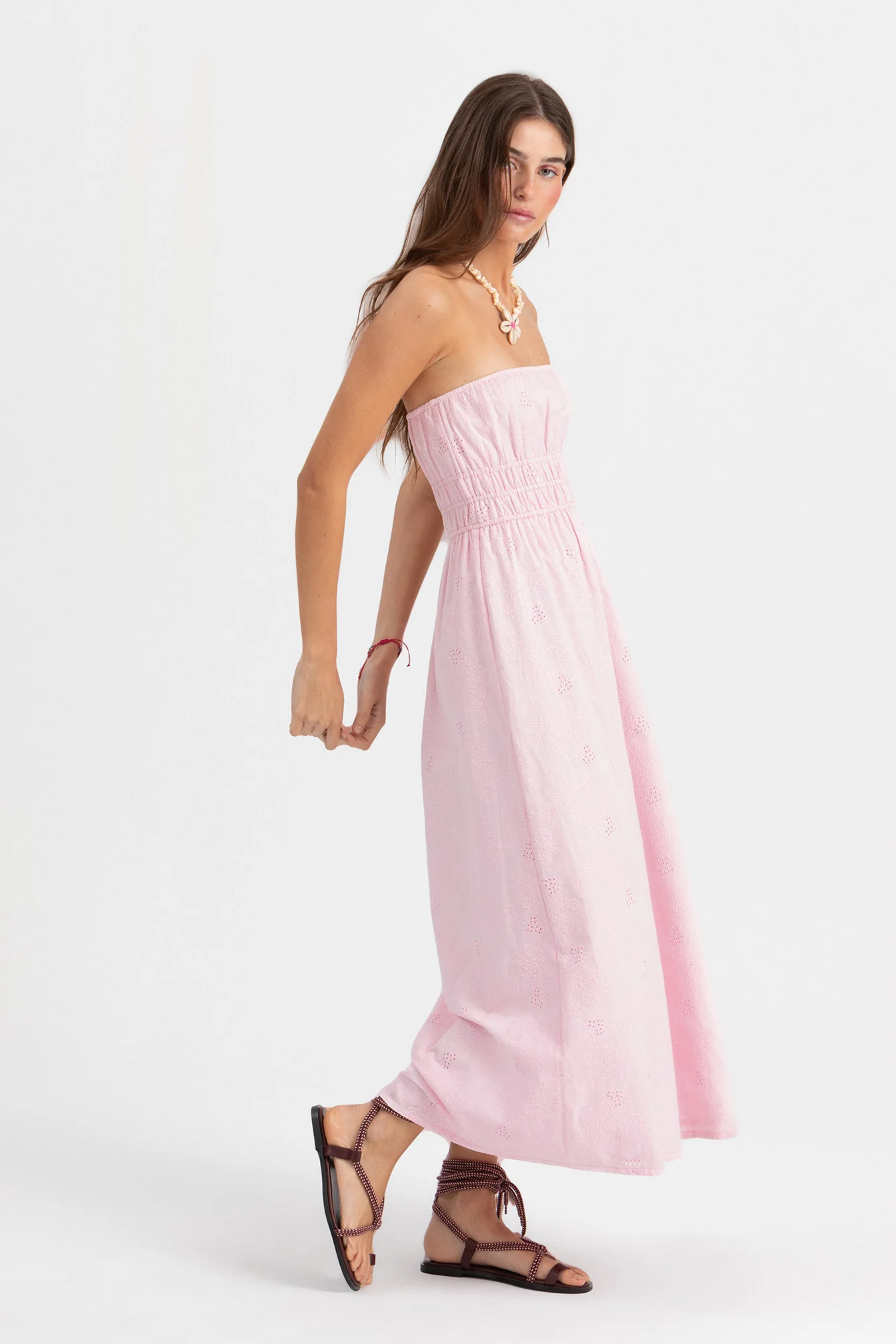 VESTIDO MIDI CALADO - Image 3
