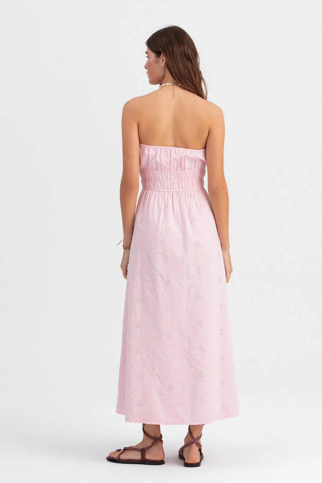 VESTIDO MIDI CALADO - Image 4