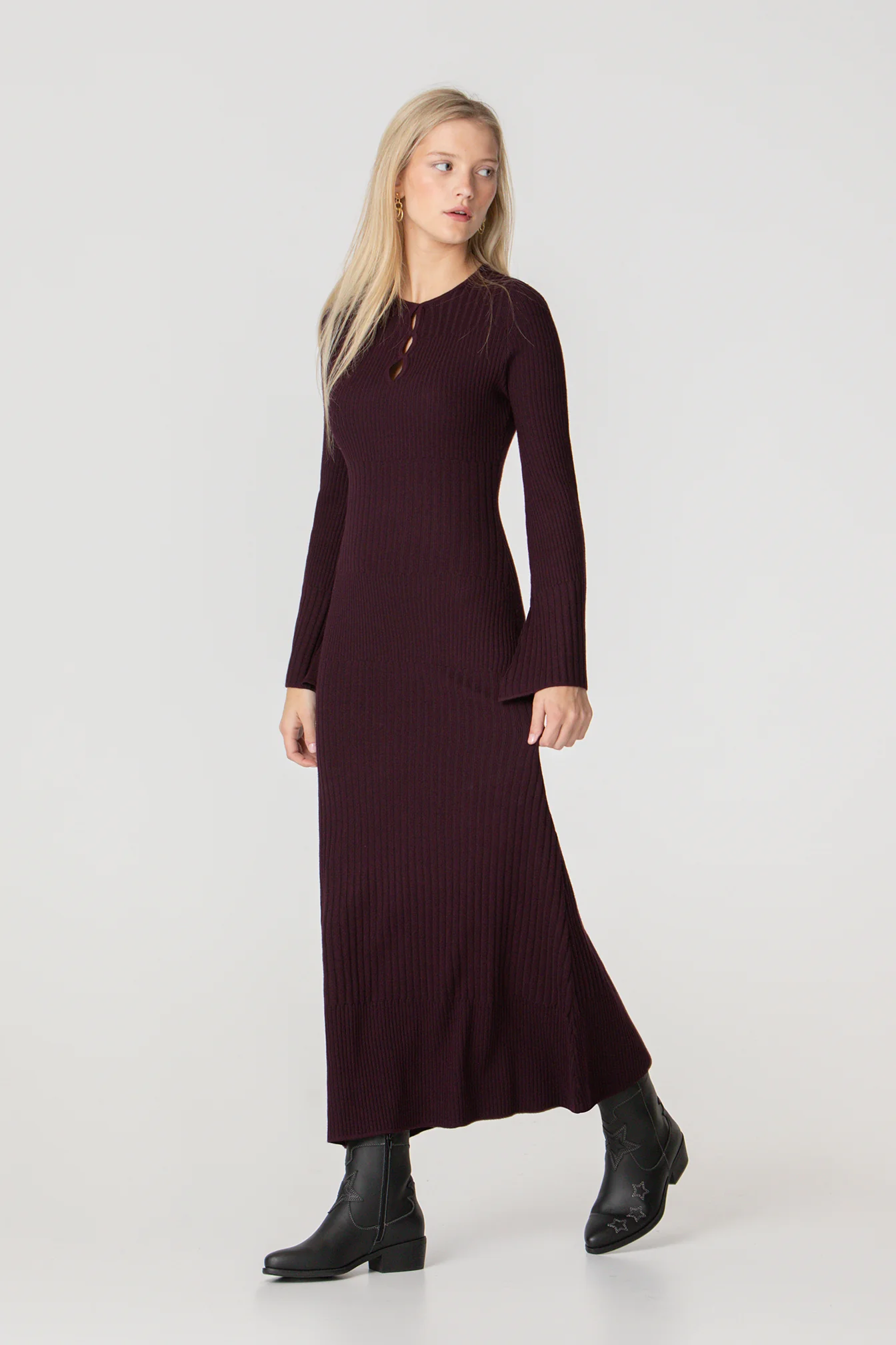 VESTIDO MIDI CUT OUT - Image 5
