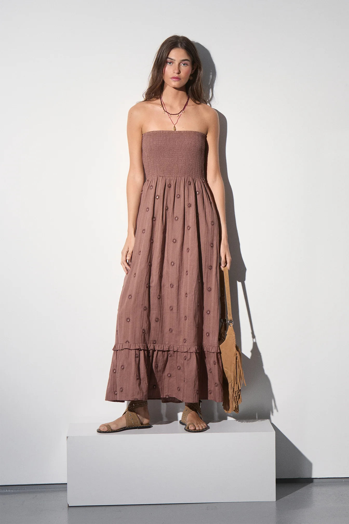 VESTIDO MIDI ESPEJOS