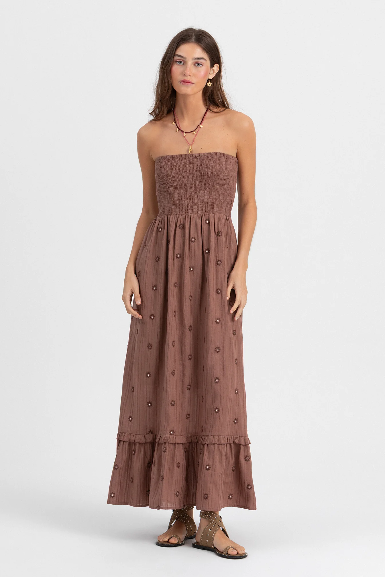 VESTIDO MIDI ESPEJOS